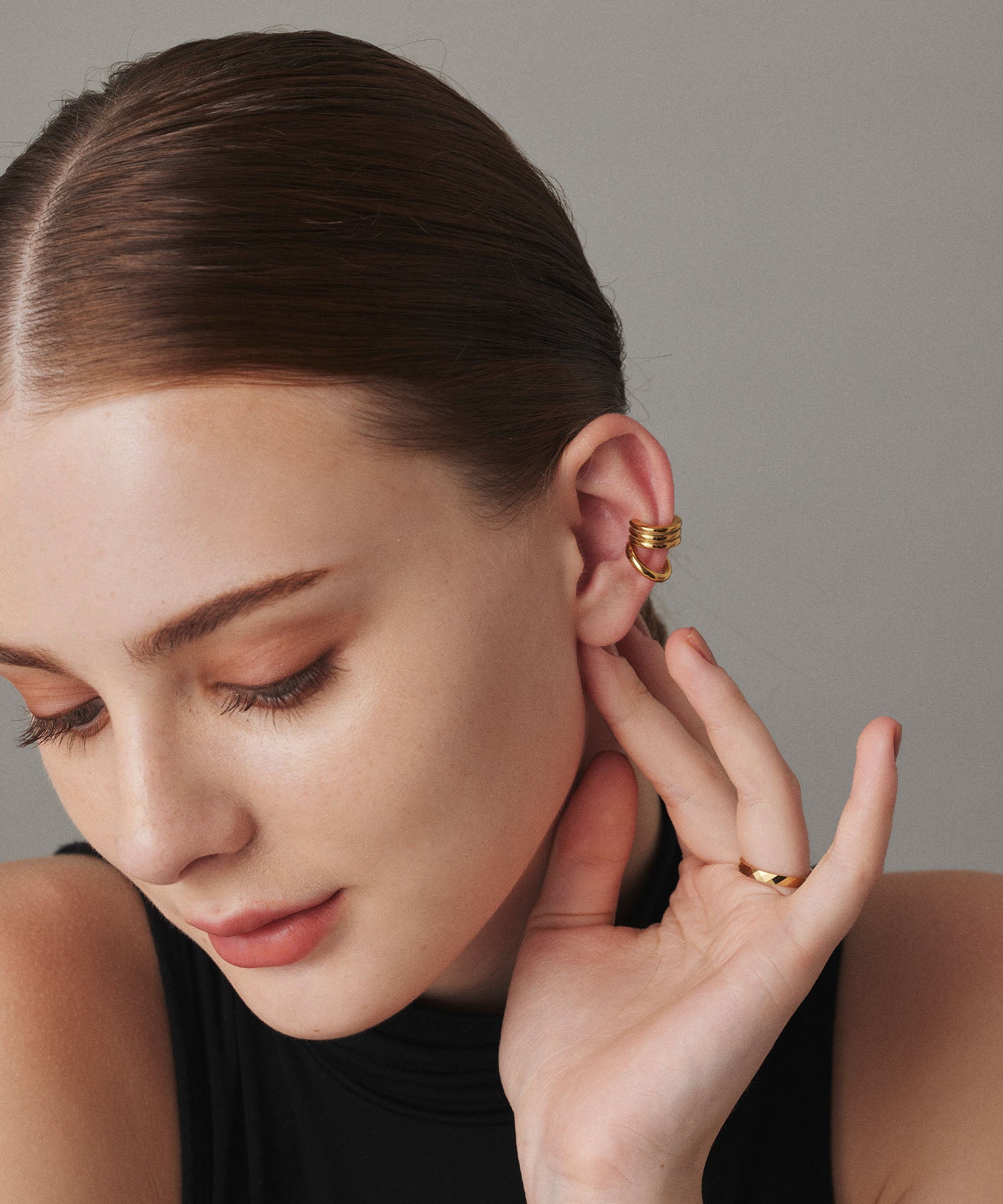 ゴールド アソートイヤーカフ タイプA 金属アレルギー対応 サージカルステンレス