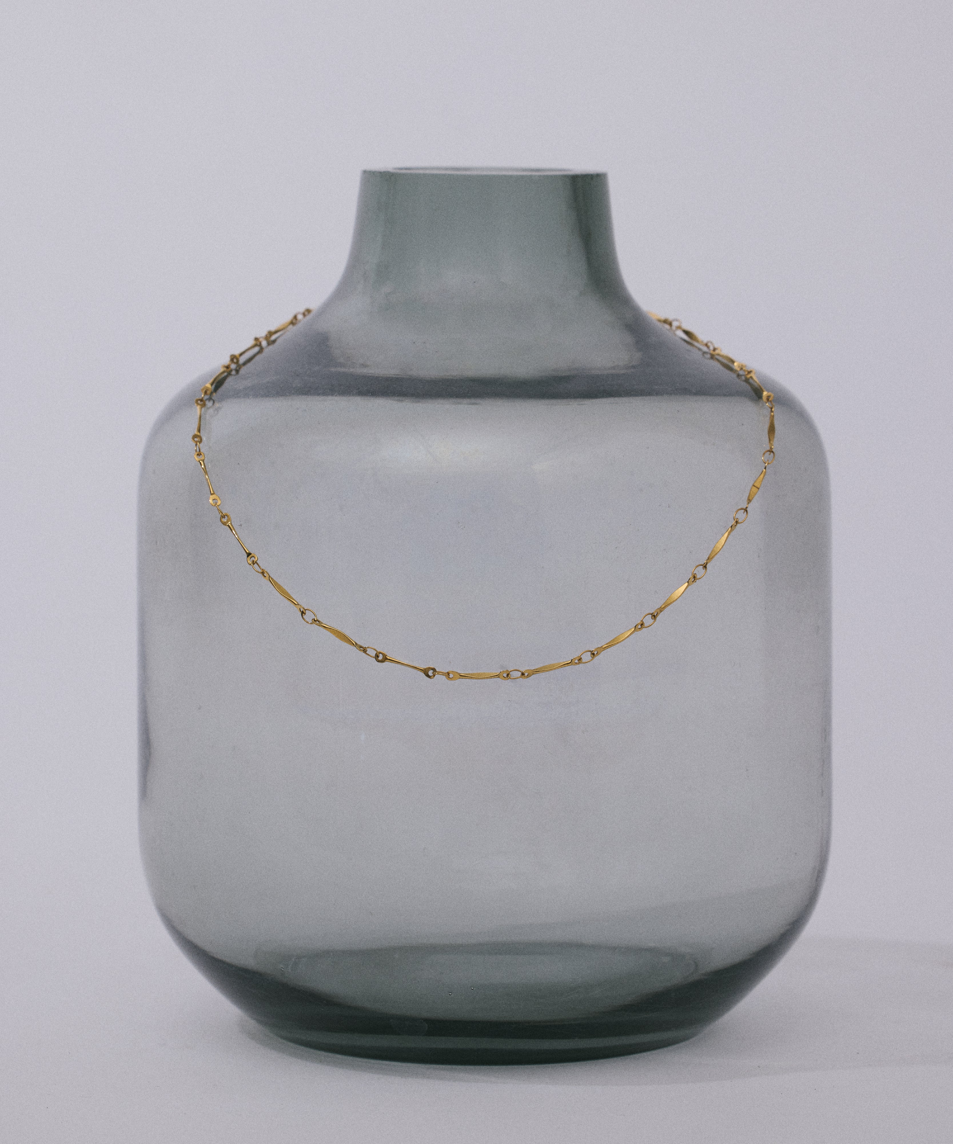 ゴールド グロウボードネックレス 金属アレルギー対応 サージカルステンレス