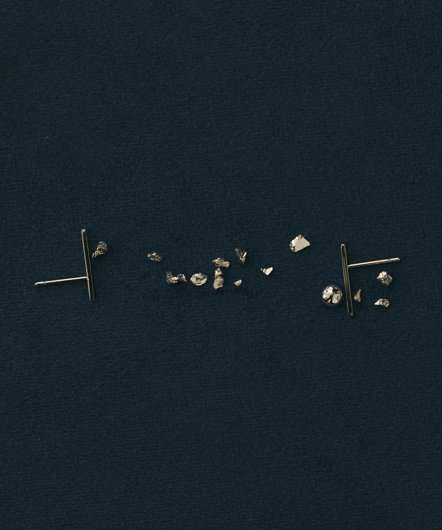 シルバー スリムラインピアス 金属アレルギー対応 サージカルステンレス