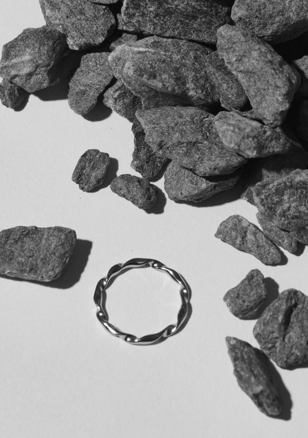 シルバー ブロードリング 金属アレルギー対応 サージカルステンレス