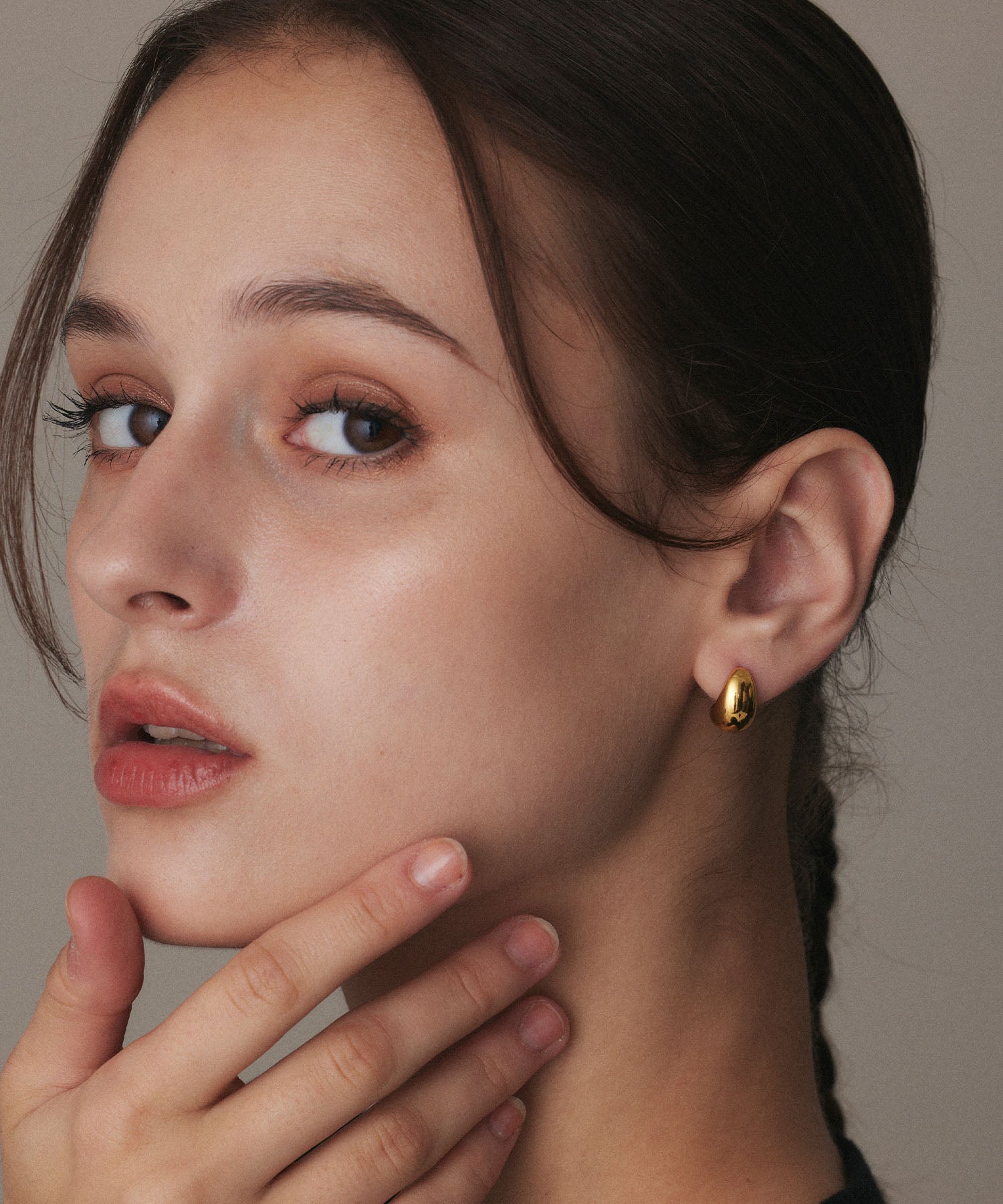 ゴールド バルーンピアス 金属アレルギー対応 サージカルステンレス