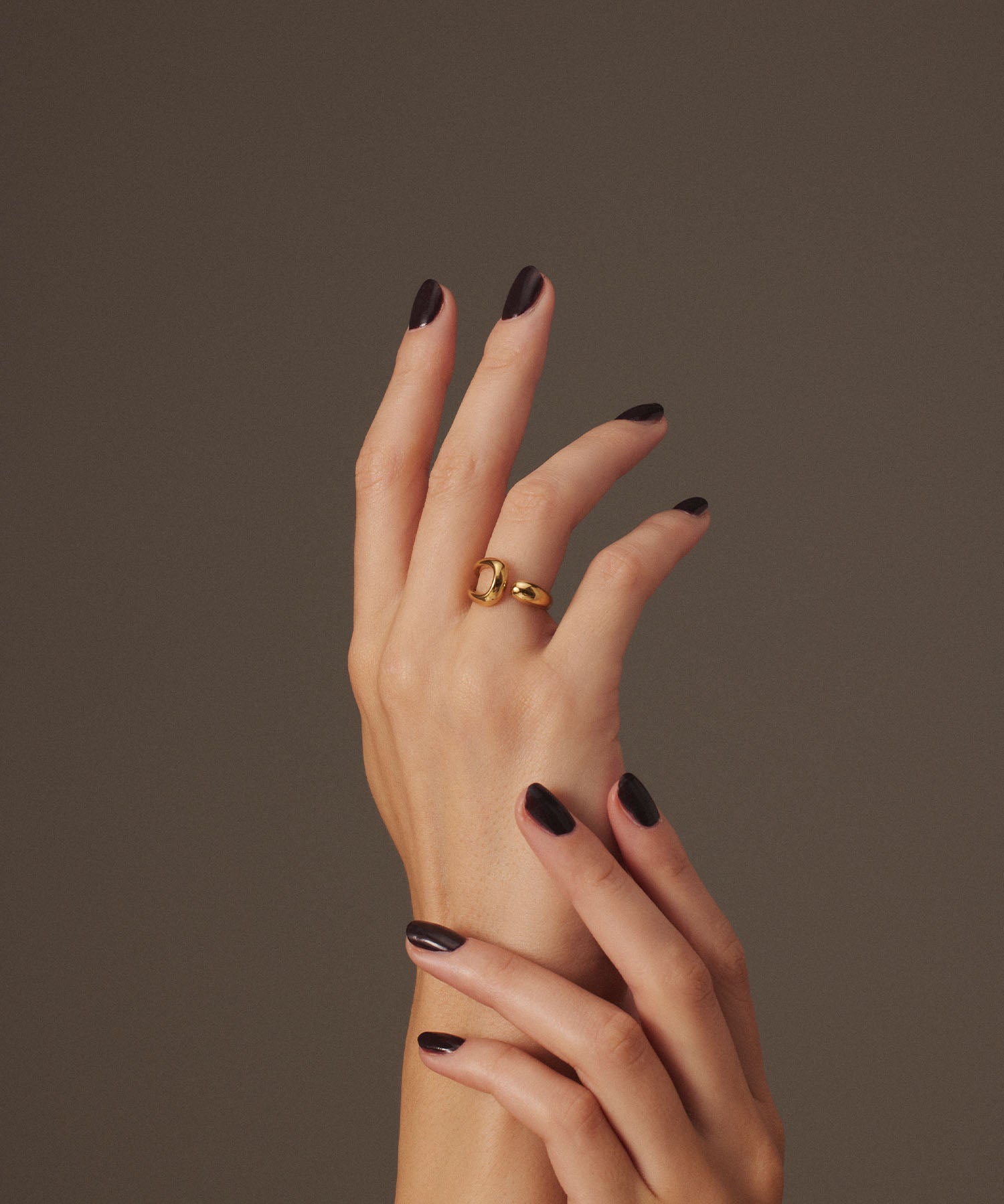 ゴールド ホールドラインリング 金属アレルギー対応 サージカルステンレス