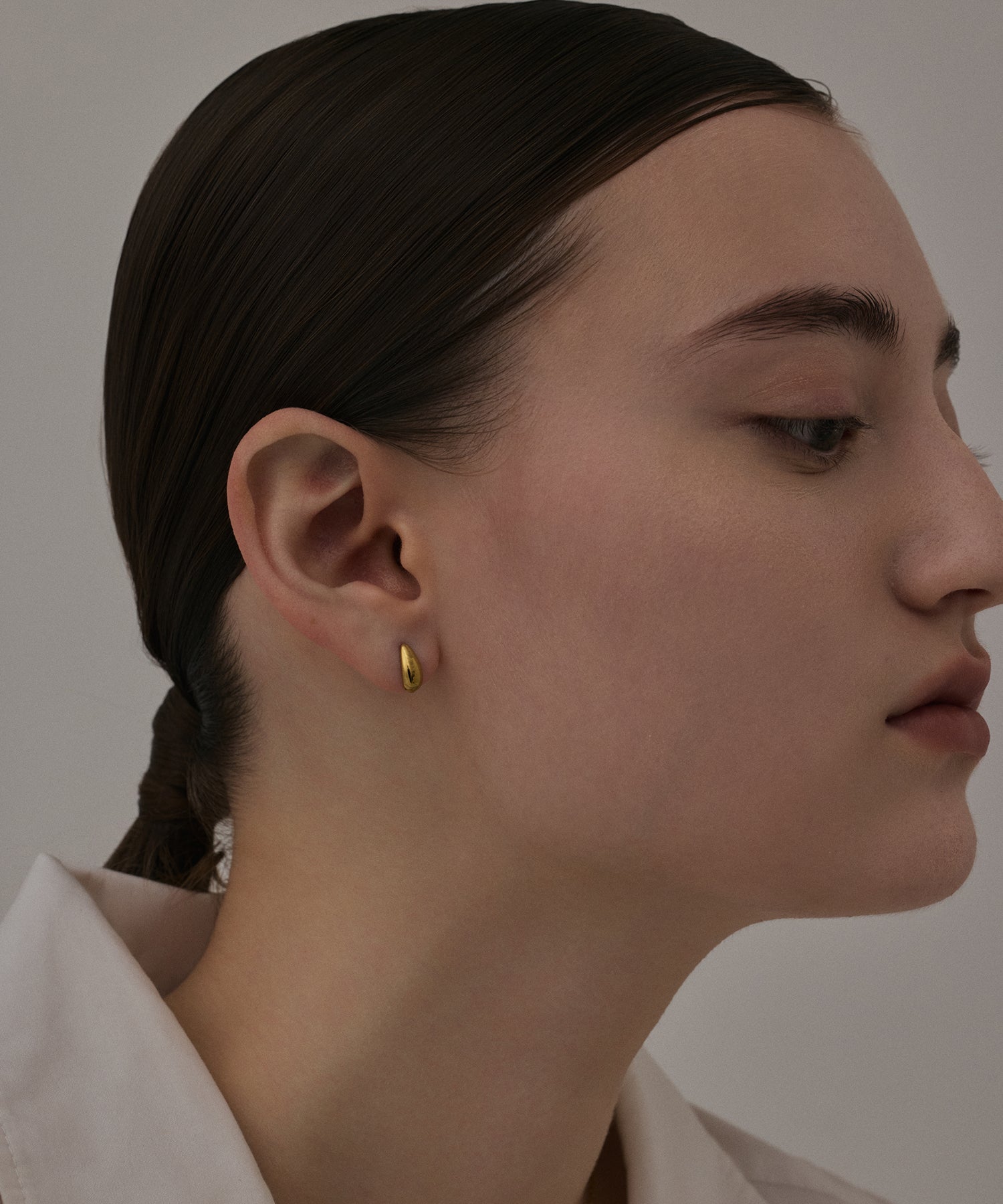 ゴールド ドロップピアス 金属アレルギー対応 サージカルステンレス