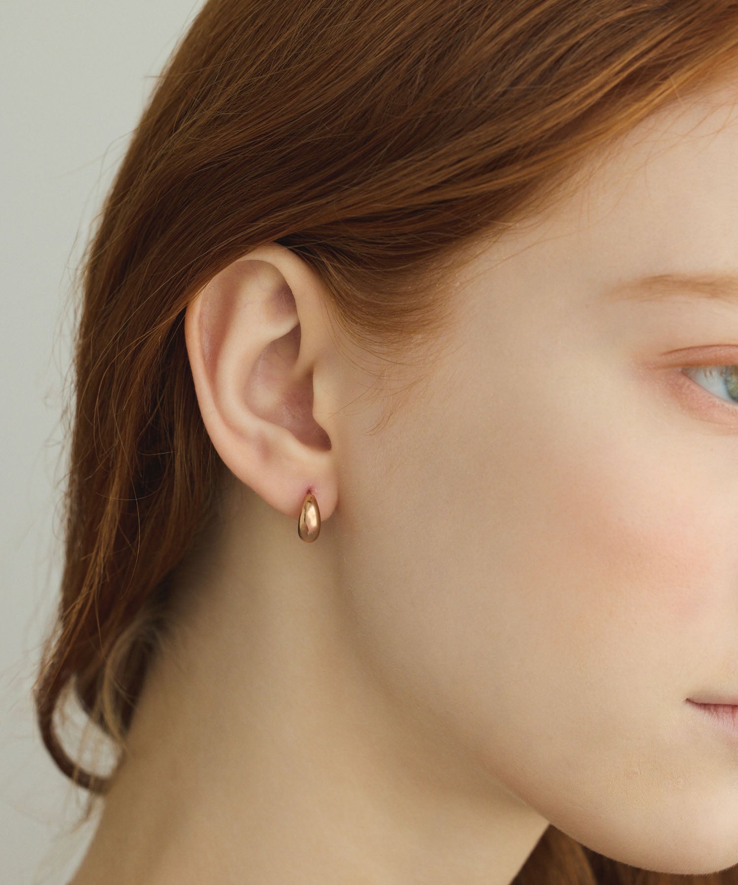 ピンクゴールド ミニドロップピアス 金属アレルギー対応 サージカルステンレス