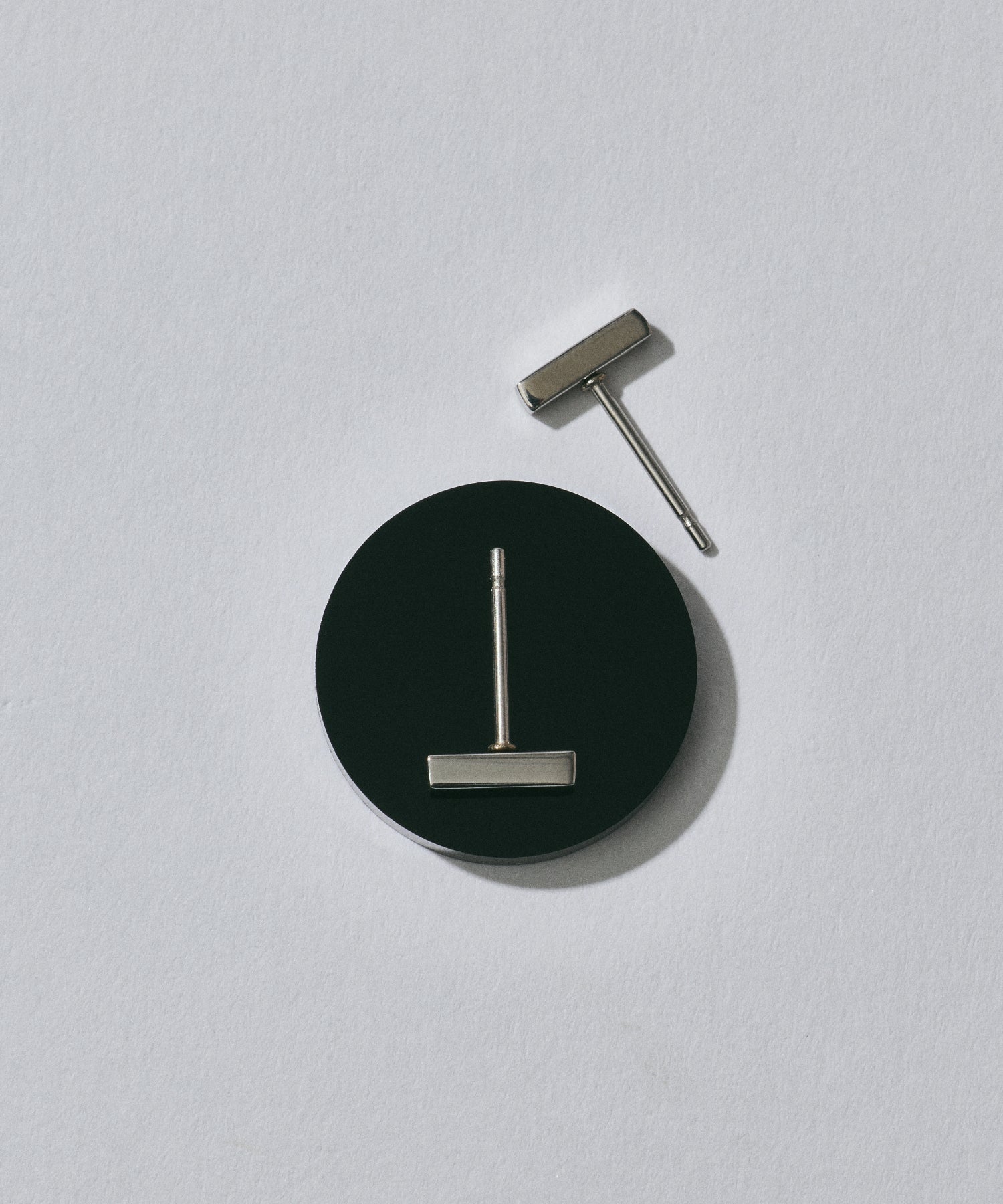 シルバー ボックスピアス 金属アレルギー対応 サージカルステンレス