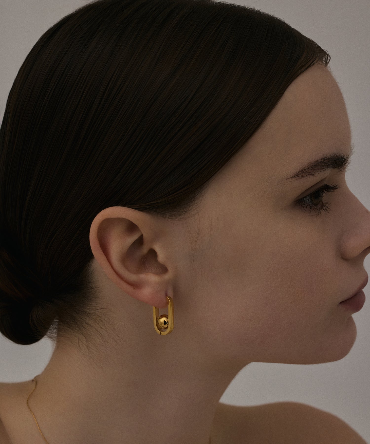 ゴールド ボトムボールピアス 金属アレルギー対応 サージカルステンレス