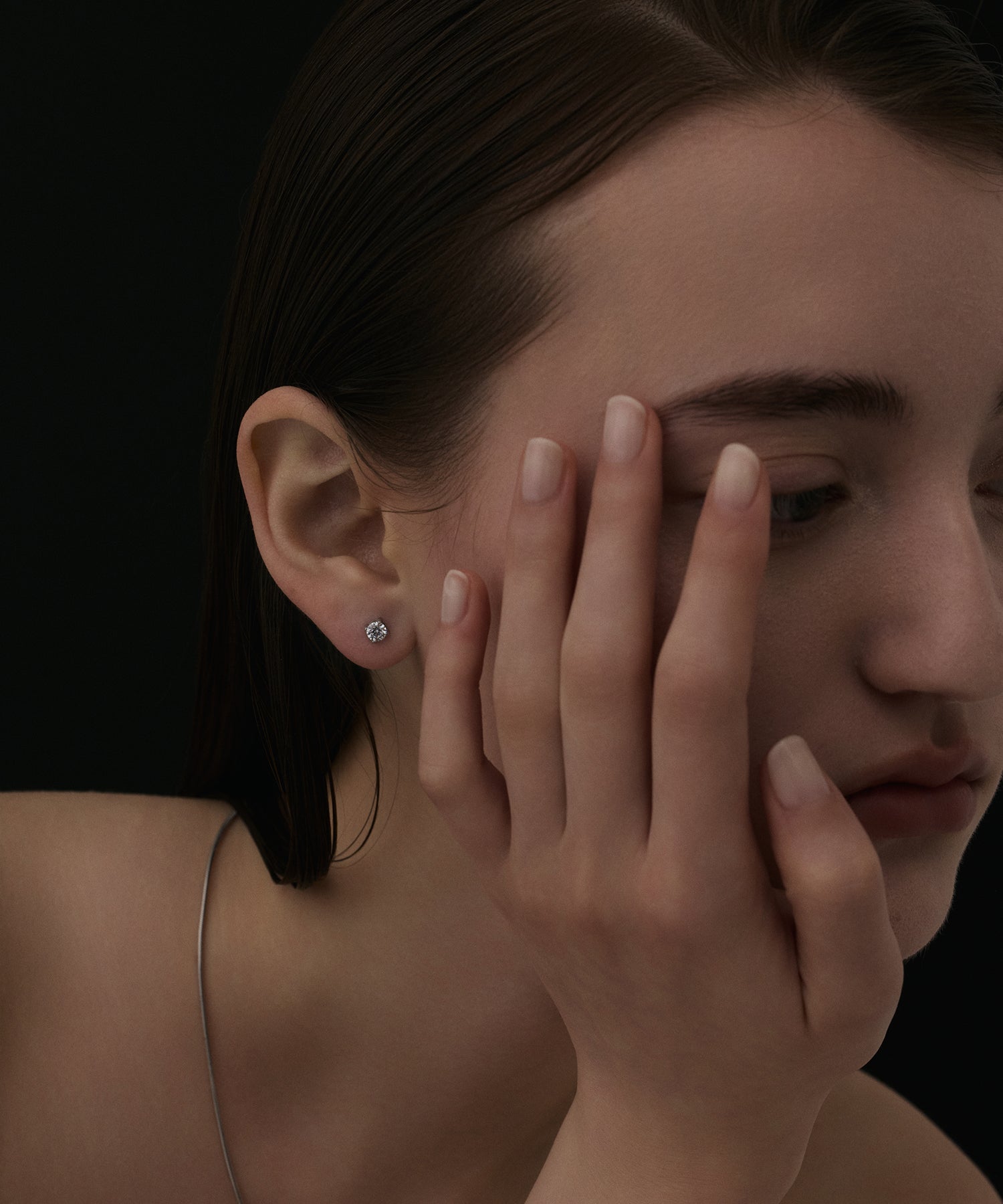 シルバー ジルコニアピアス 金属アレルギー対応 サージカルステンレス