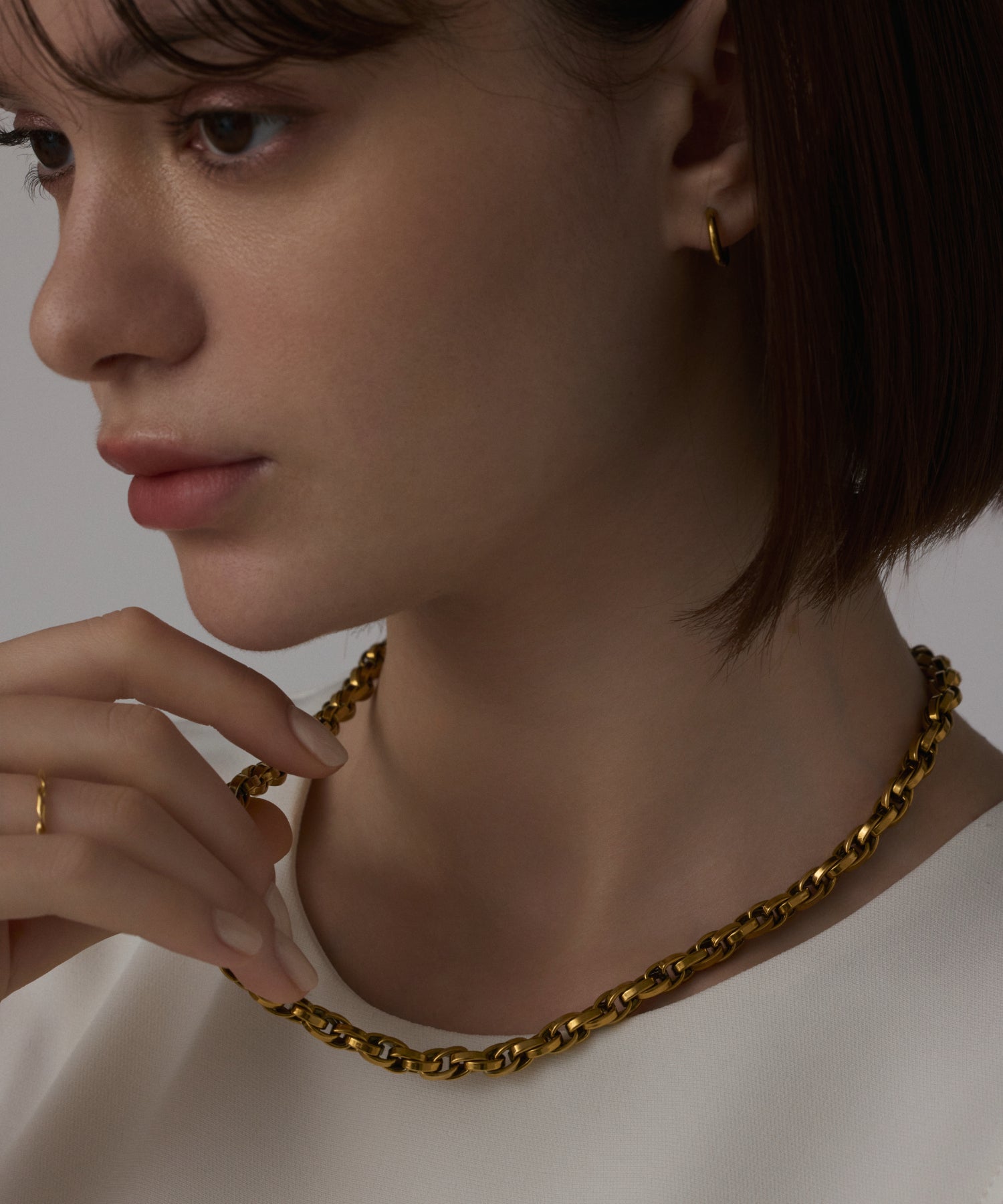 ≪maison irem≫ イニシャルボリューム ネックレス ゴールド 楽天市場】【待望の最新作】≪maison irem≫ メゾン アイレム