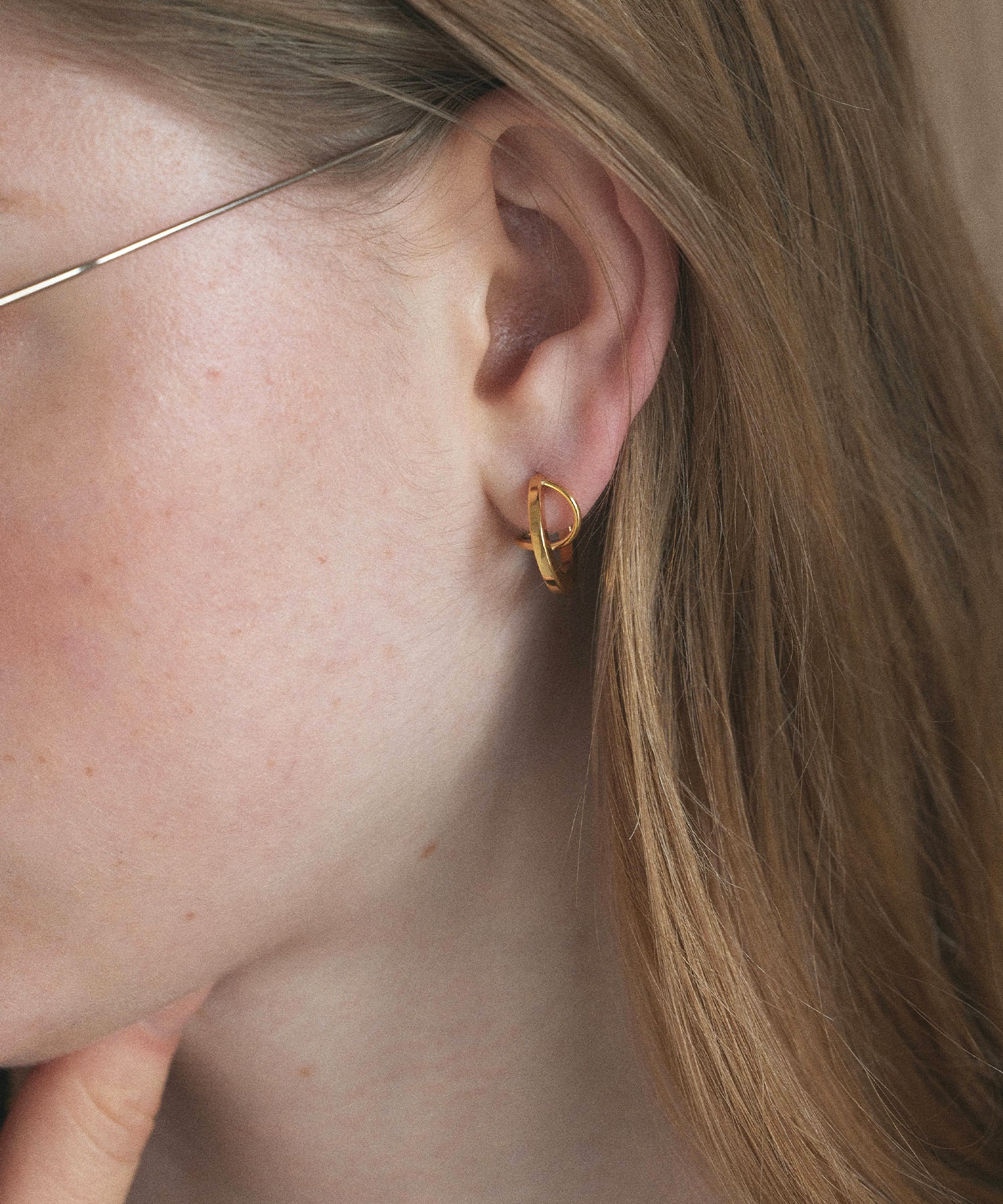 【金色】太空耳環