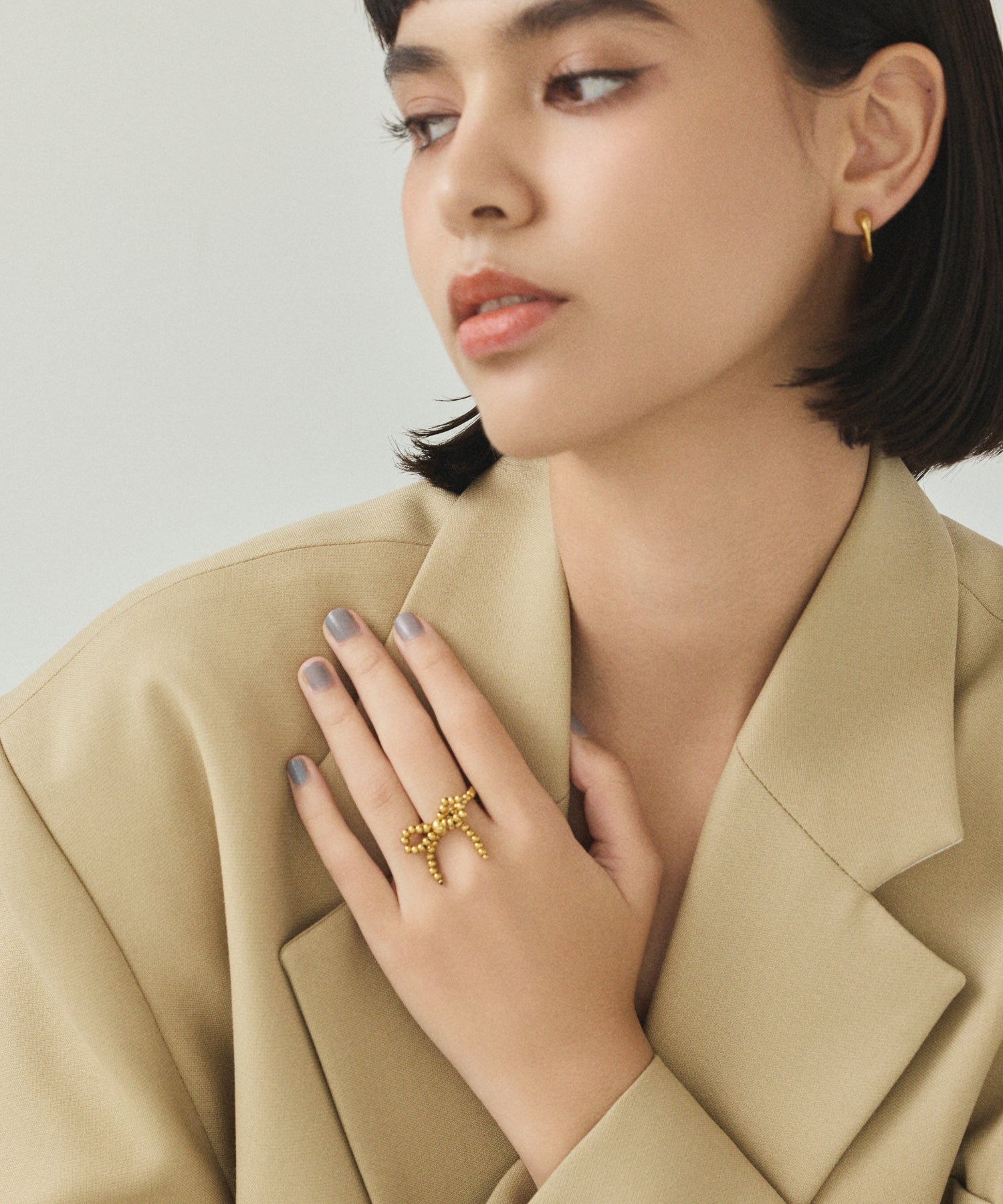 【シンプルで可愛いリボン】CHANEL リング 指輪 リュバン ドゥ シャネル リング ホワイトゴールド | CHANEL シャネル