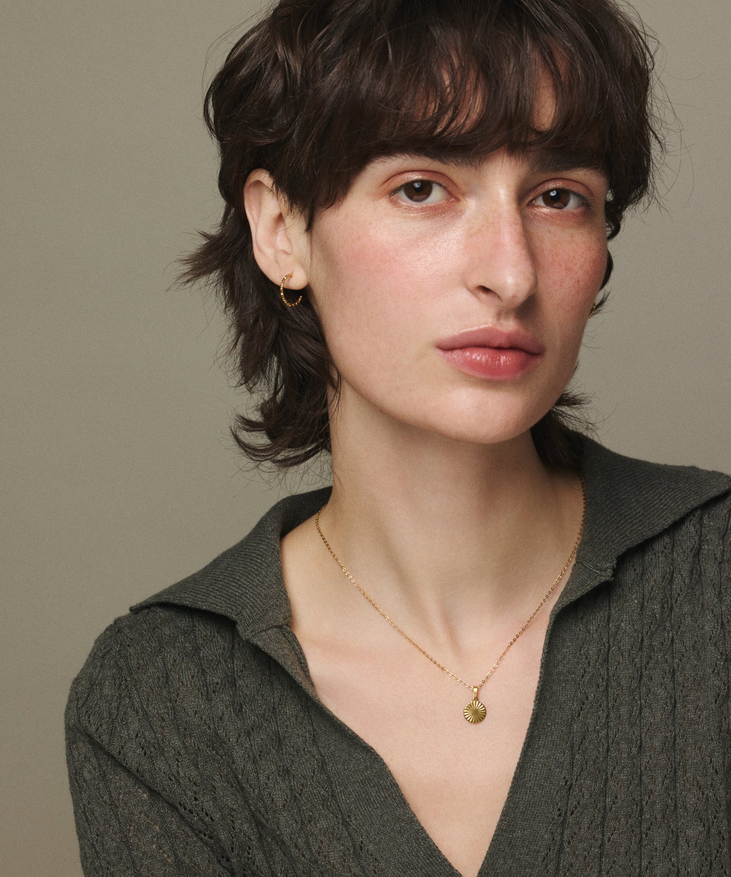 ゴールド]ルミエールコインネックレス