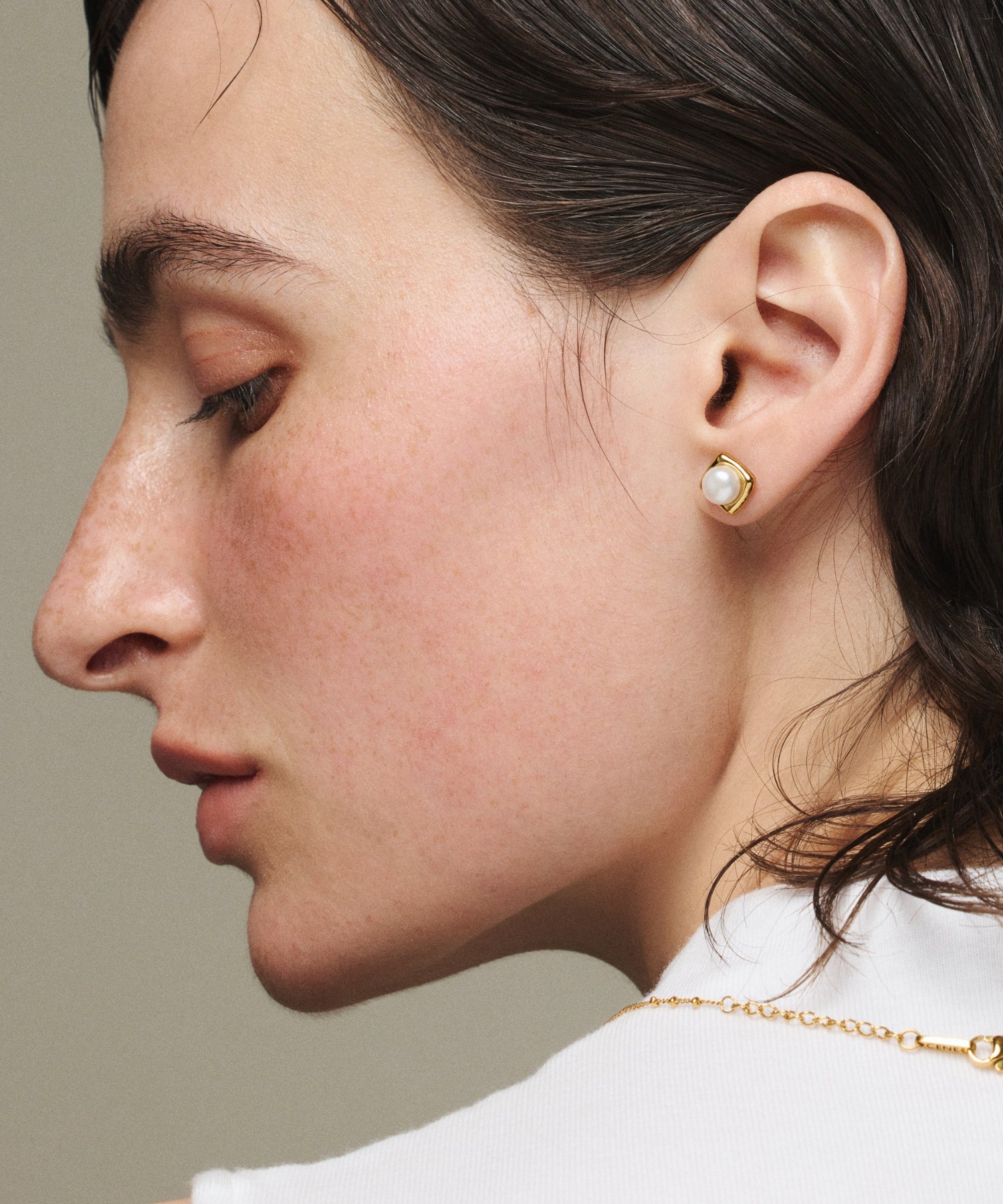 ☆DIDIER DUBOT☆ La DD 14K ローズゴールド パール ピアス 2WAY ☆DIDIER DUBOT☆ La DD 14K ローズゴールド 片耳 ピアス