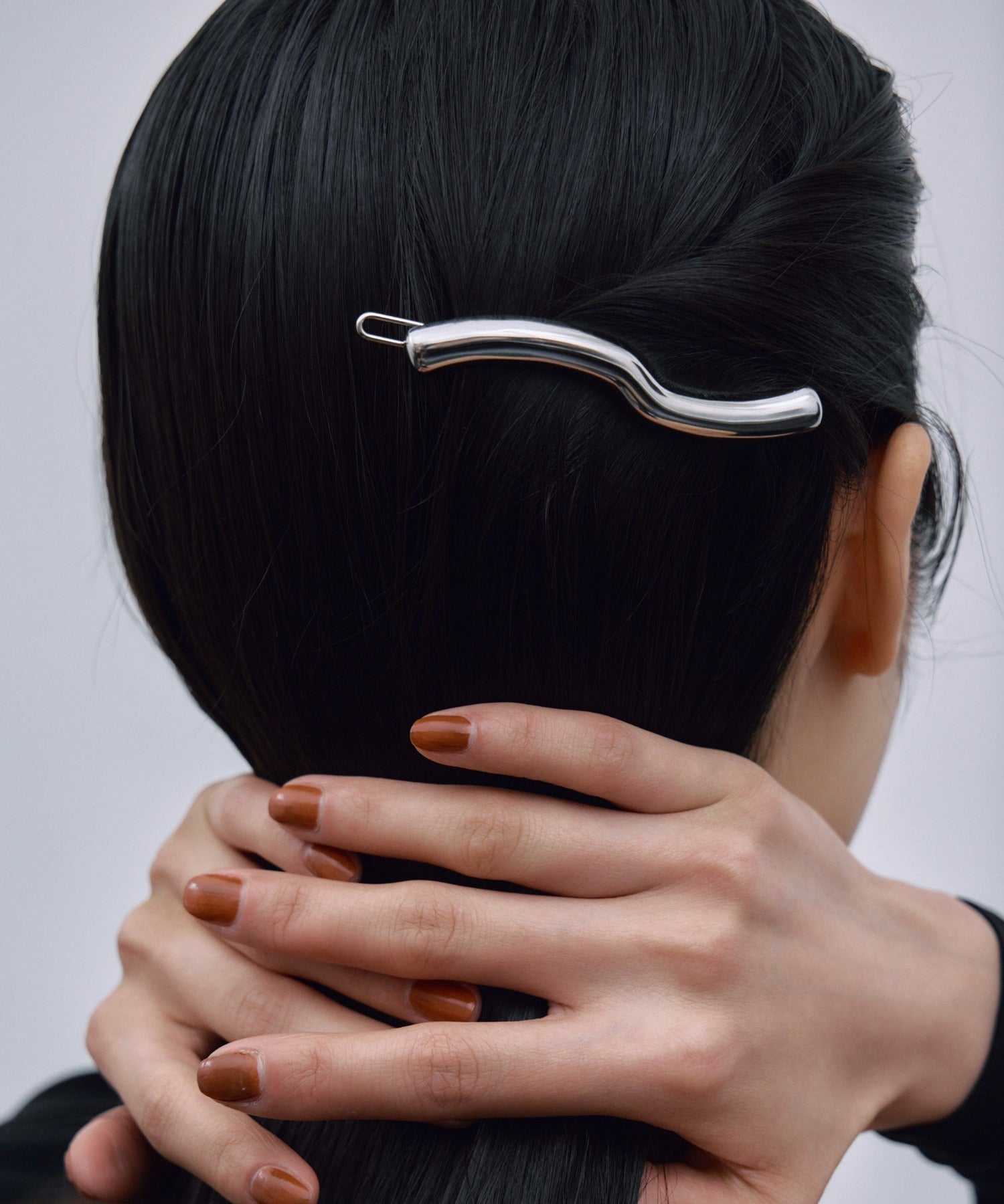 シルバー]スウェルヘアクリップ