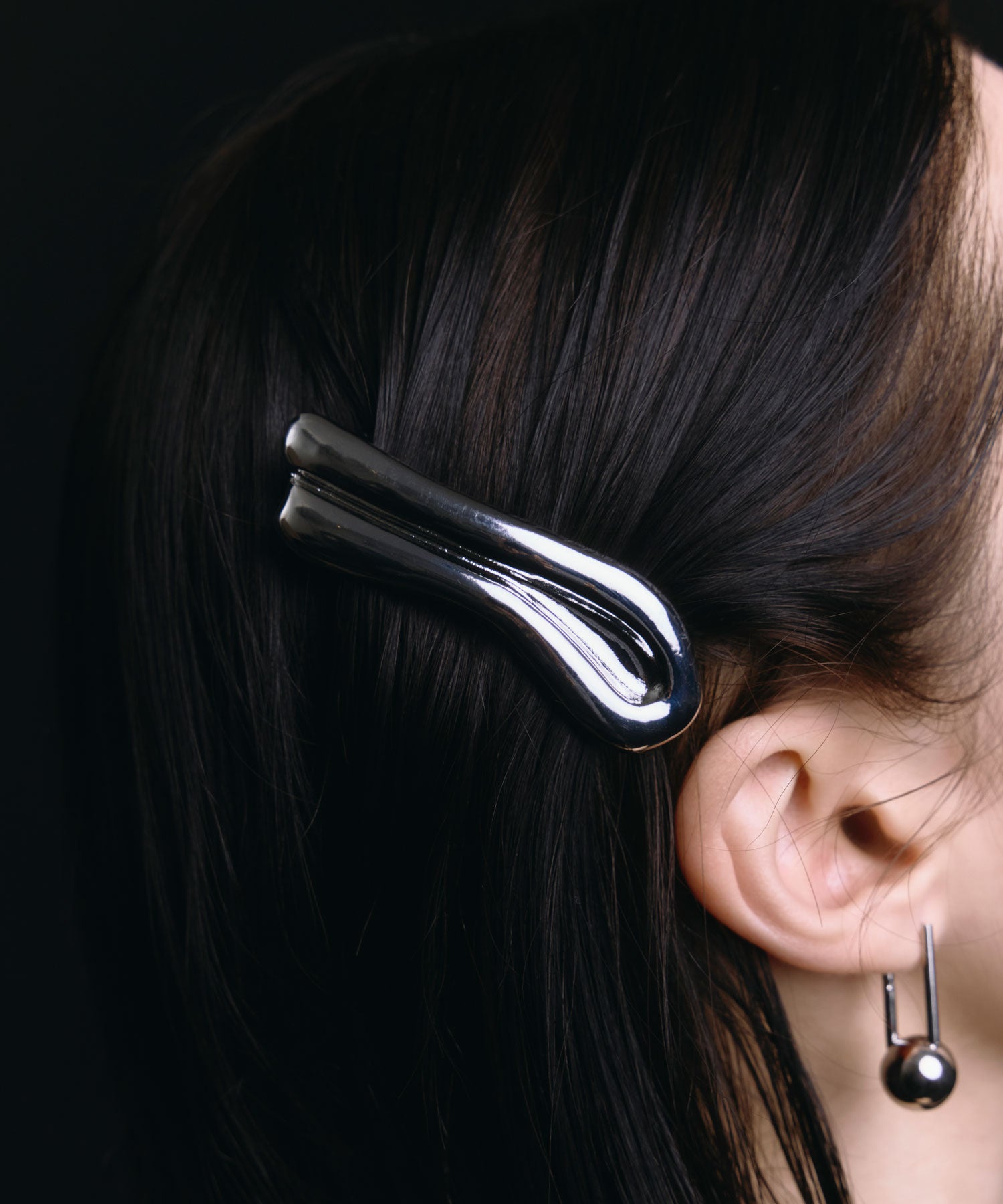 [銀色細緻金屬巴雷塔