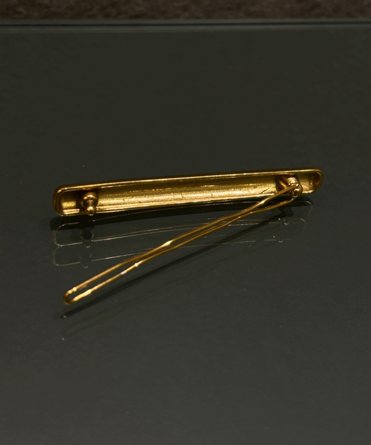 スティックヘアクリップ ゴールド ヘアアクセサリー 金属アレルギー対応 サージカルステンレス