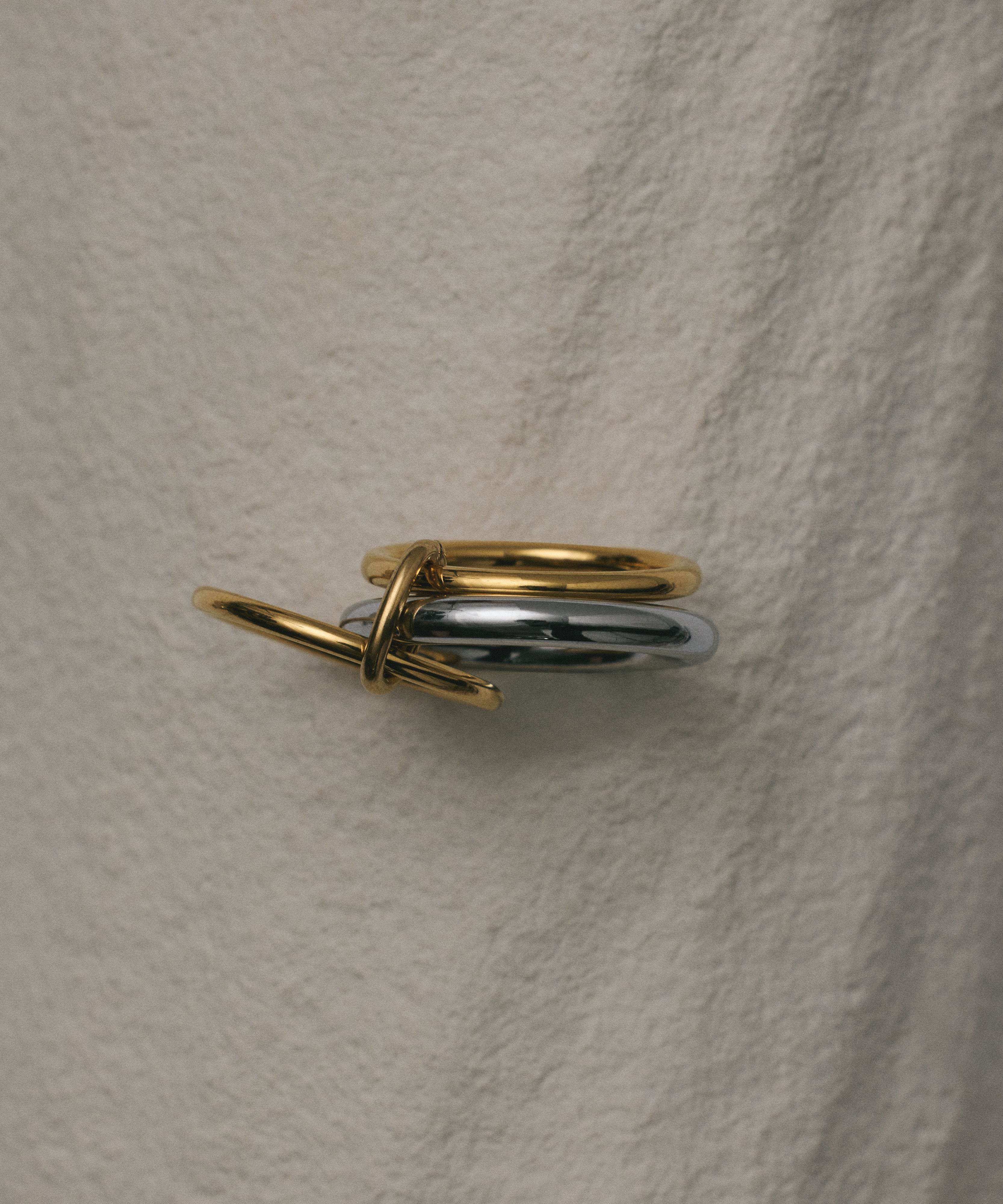 ミックス トリプルコネクトリング 金属アレルギー対応 サージカルステンレス