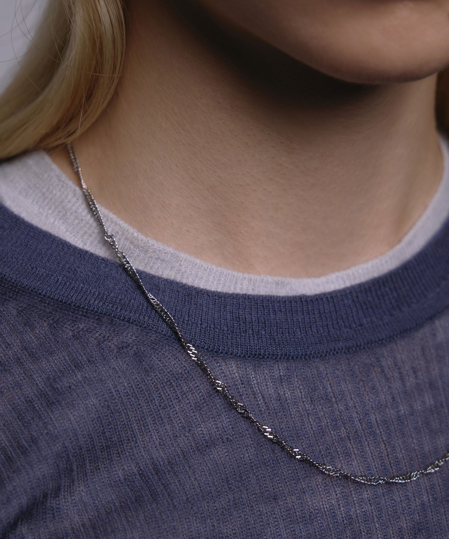 グリッターネックレス グリッターチェーンネックレス ネックレス Chain