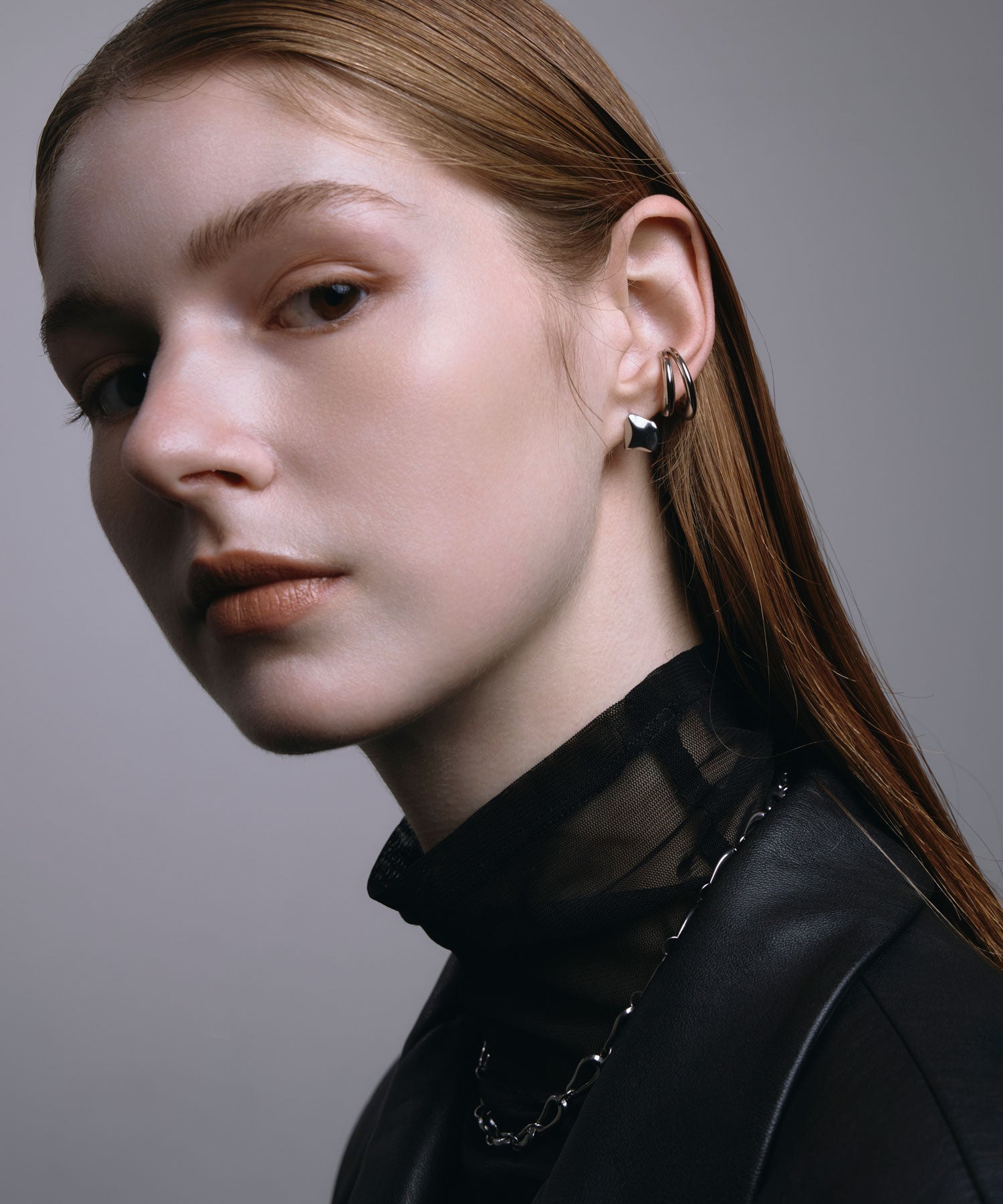 シルバー]ホールドピアス