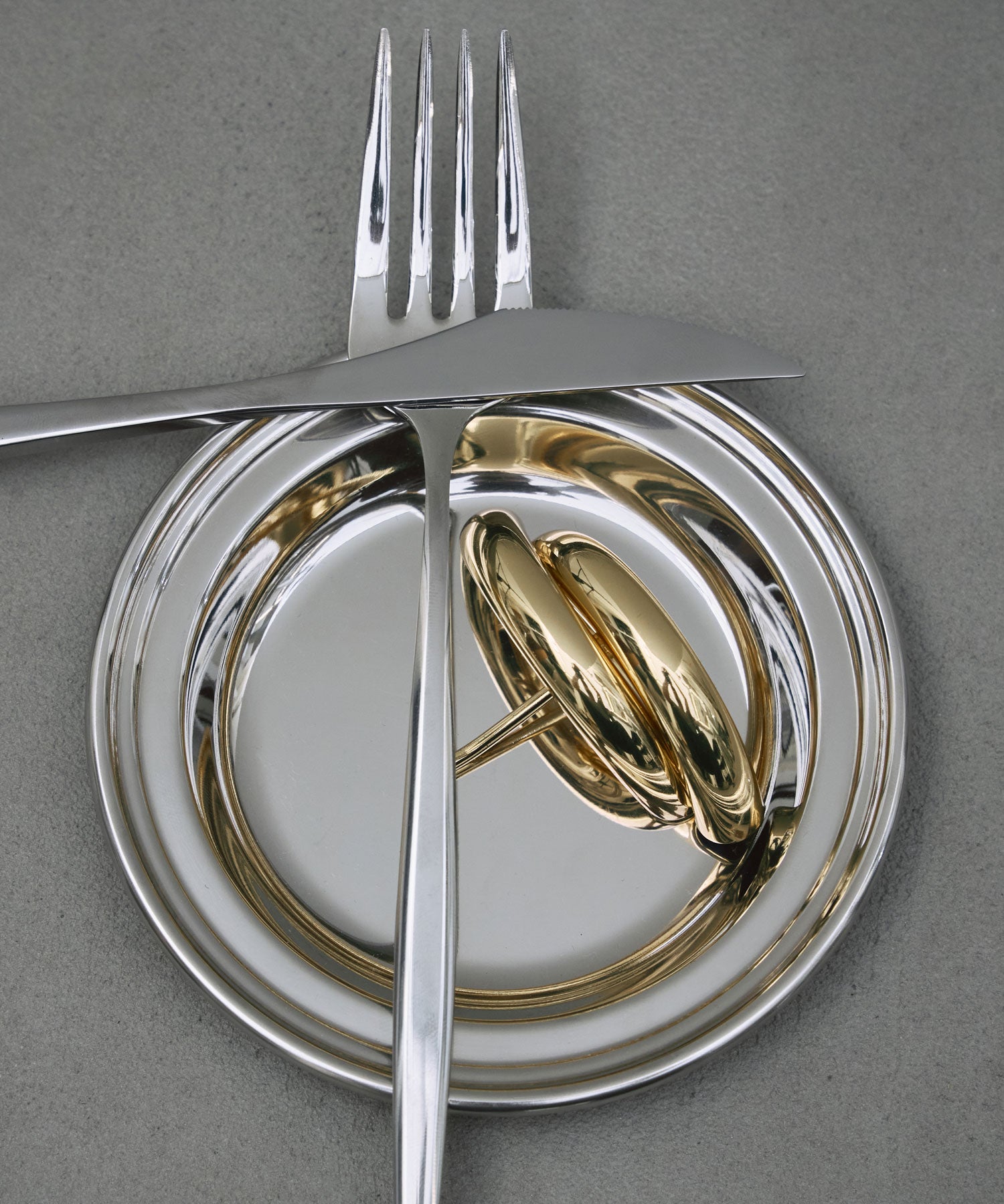 スタックパイプカフ ヘアアクセサリー  ゴールド 金属アレルギー対応 サージカルステンレス