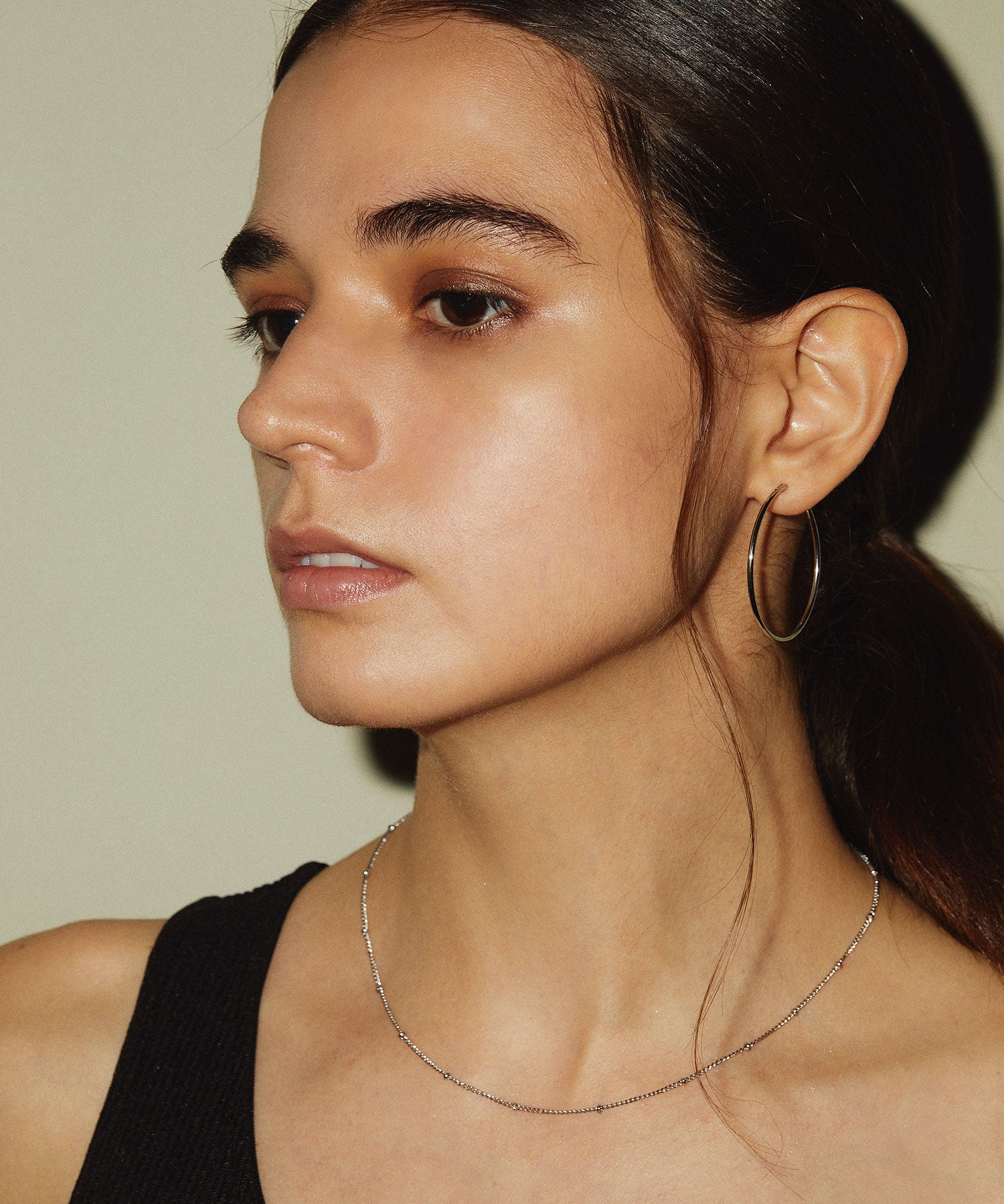 シルバー ボールチェーンネックレス 金属アレルギー対応 サージカルステンレス