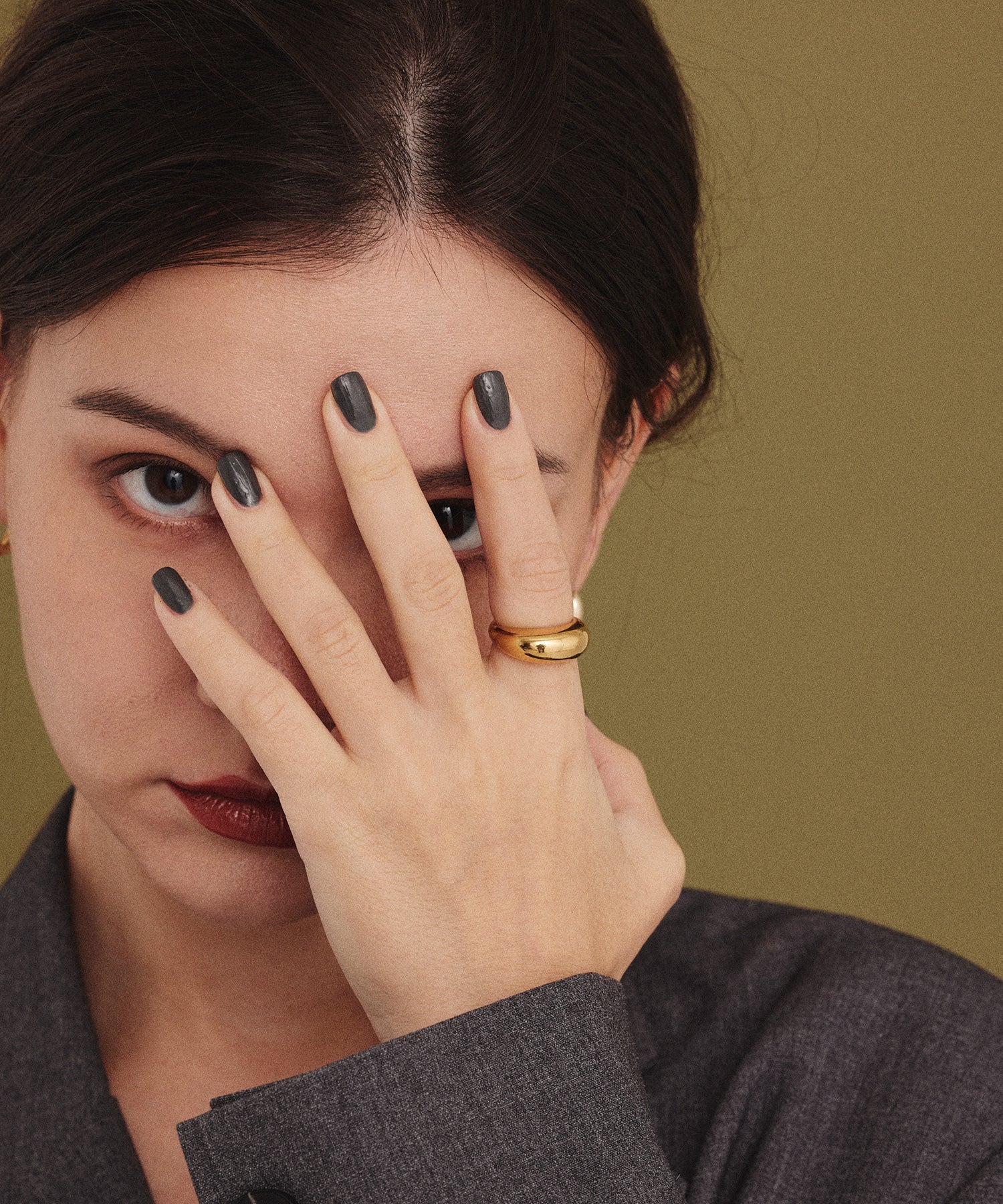 ゴールド  金属アレルギー対応 サージカルステンレス