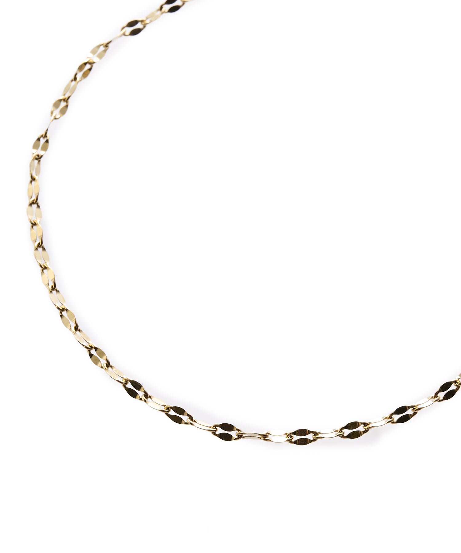 CENE ゴールド ペタルチェーンネックレス 詳細画像