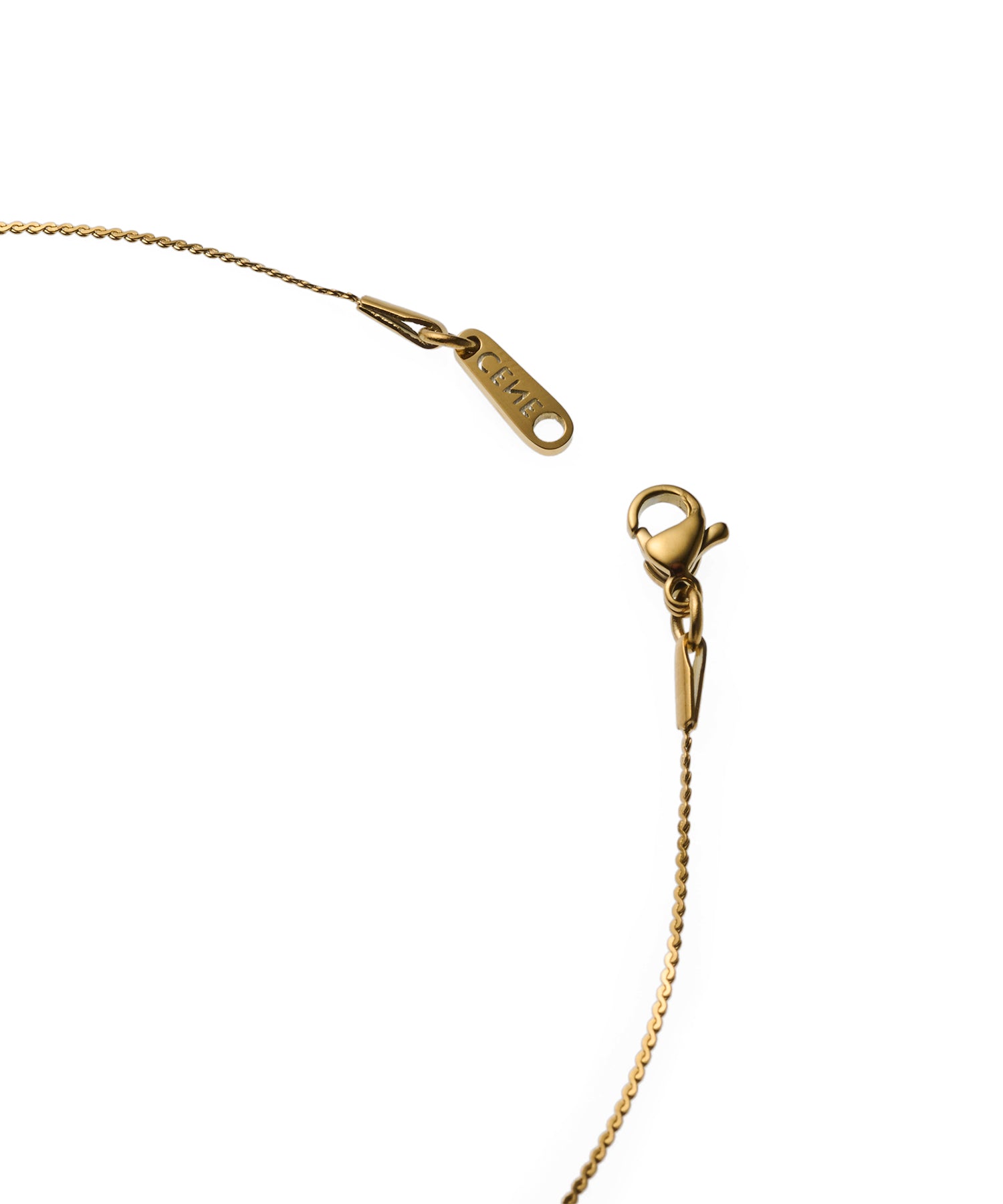 [Gold] Twist Sneaker Necklace / 34cm 