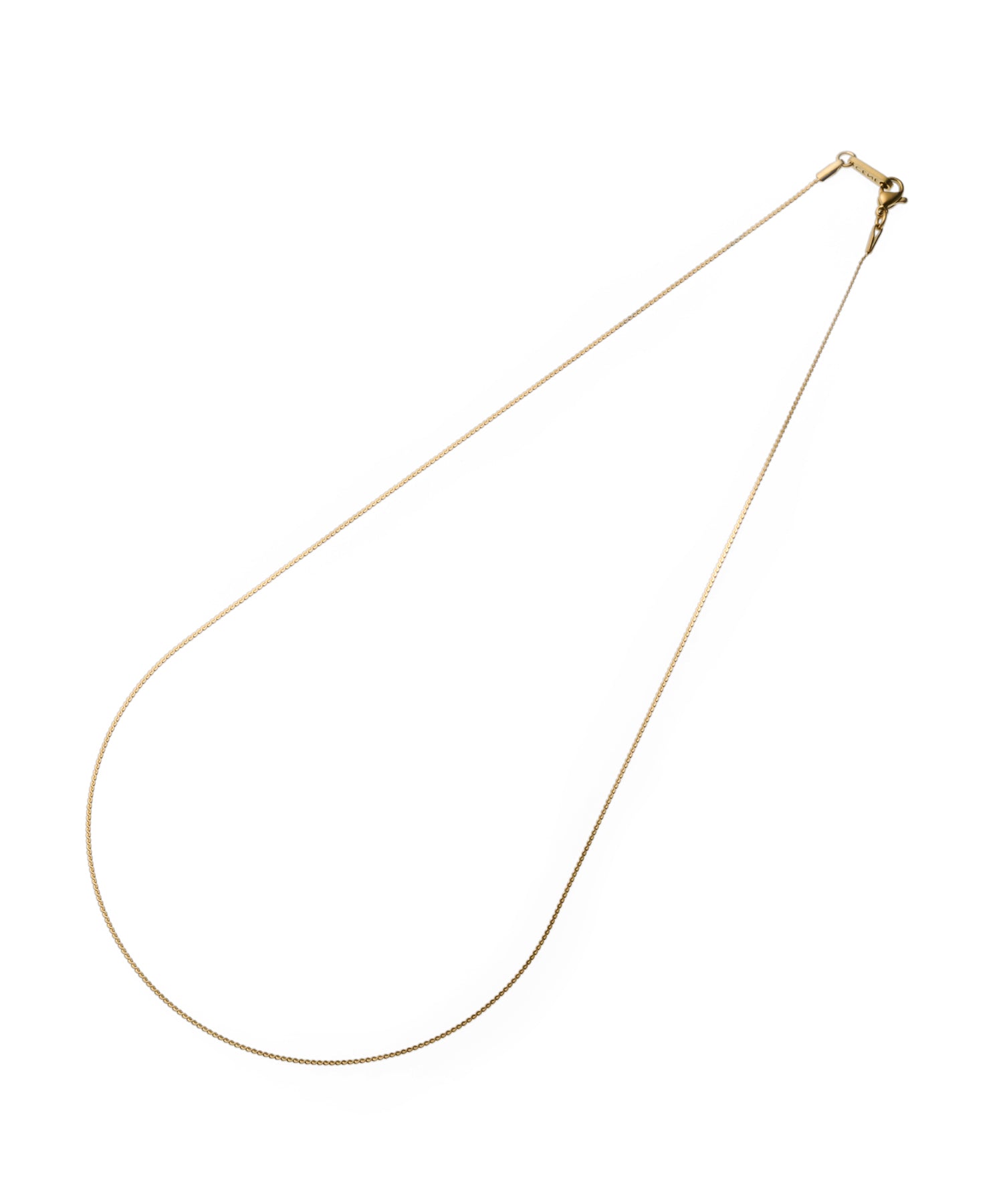 [Gold] 扭結絲鍊項鍊／45cm 
