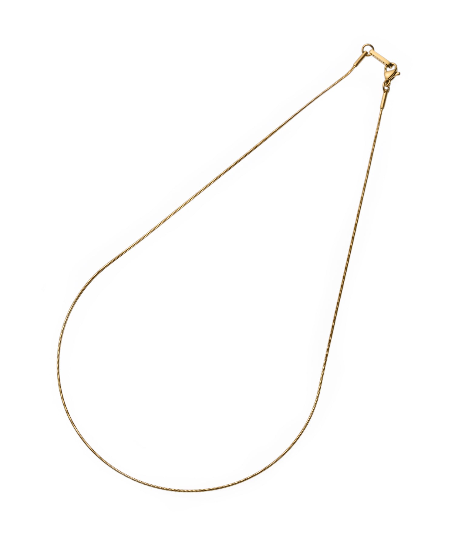 [Gold] 0.8mm Snake Chain Necklace/39cm