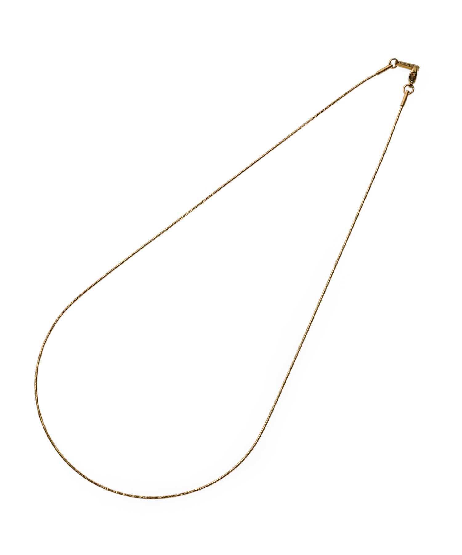 [Gold] 0.8mm Snake Chain Necklace/45cm