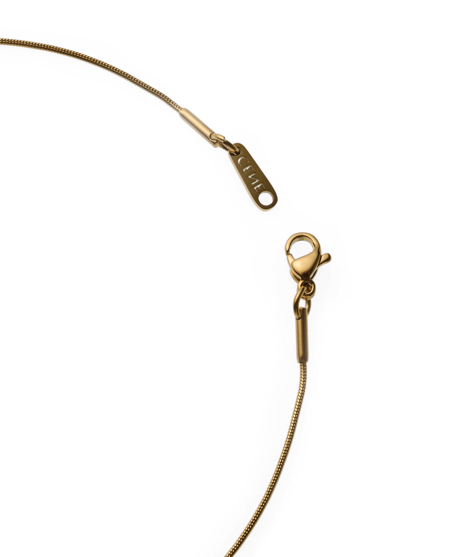[Gold] 0.8mm Snake Chain Necklace/45cm