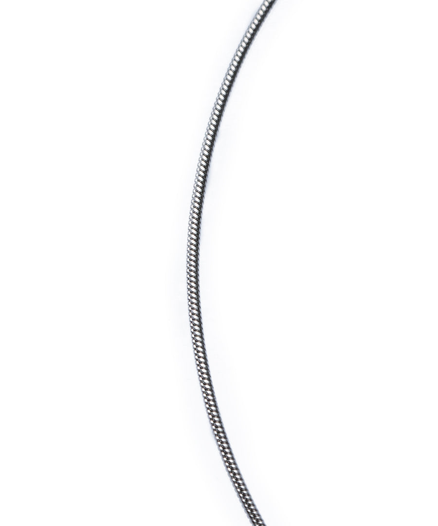 45cm パンドラ Round Clasp スネークチェーン ネクレス シルバー