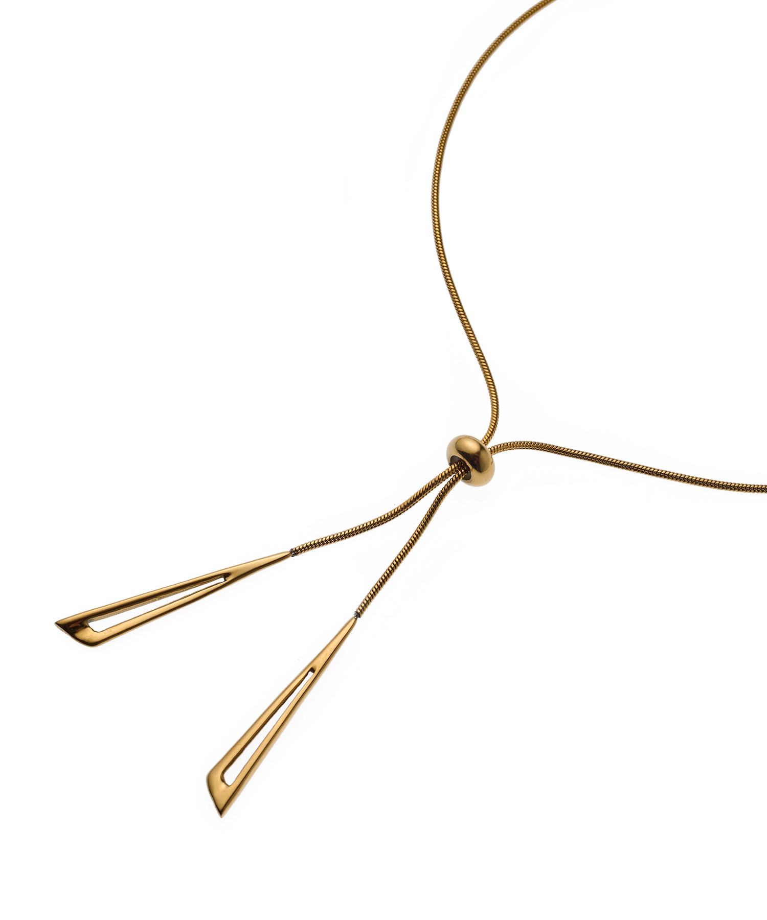 ゴールド]トライアングルラリエット