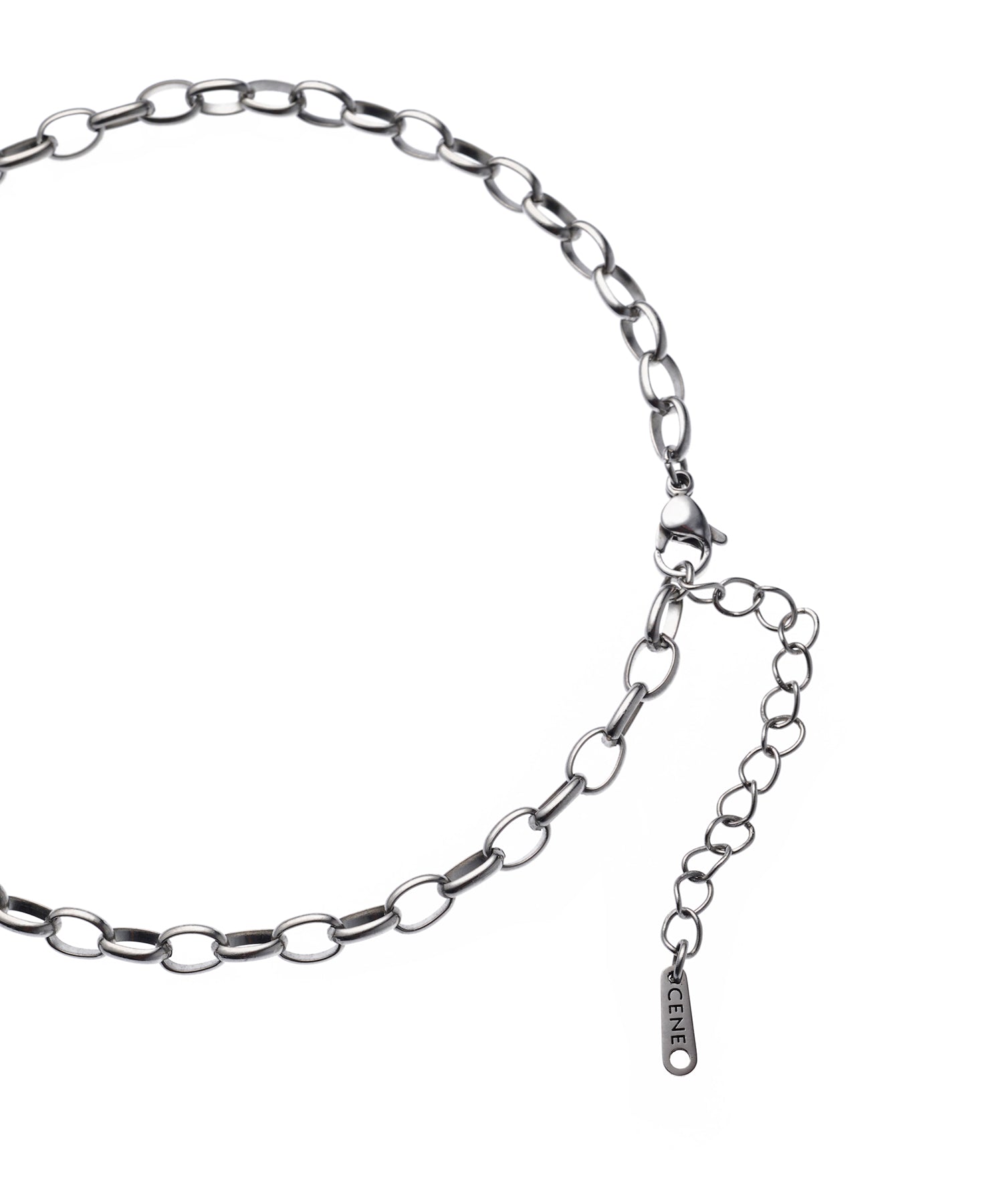 [Silver] Ring Chain Necklace