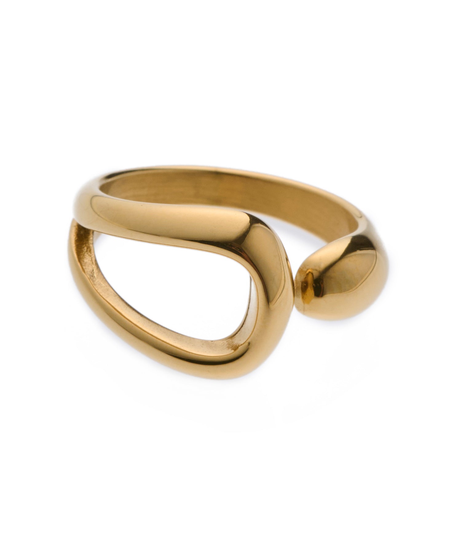 [Gold] Hold Line Ring