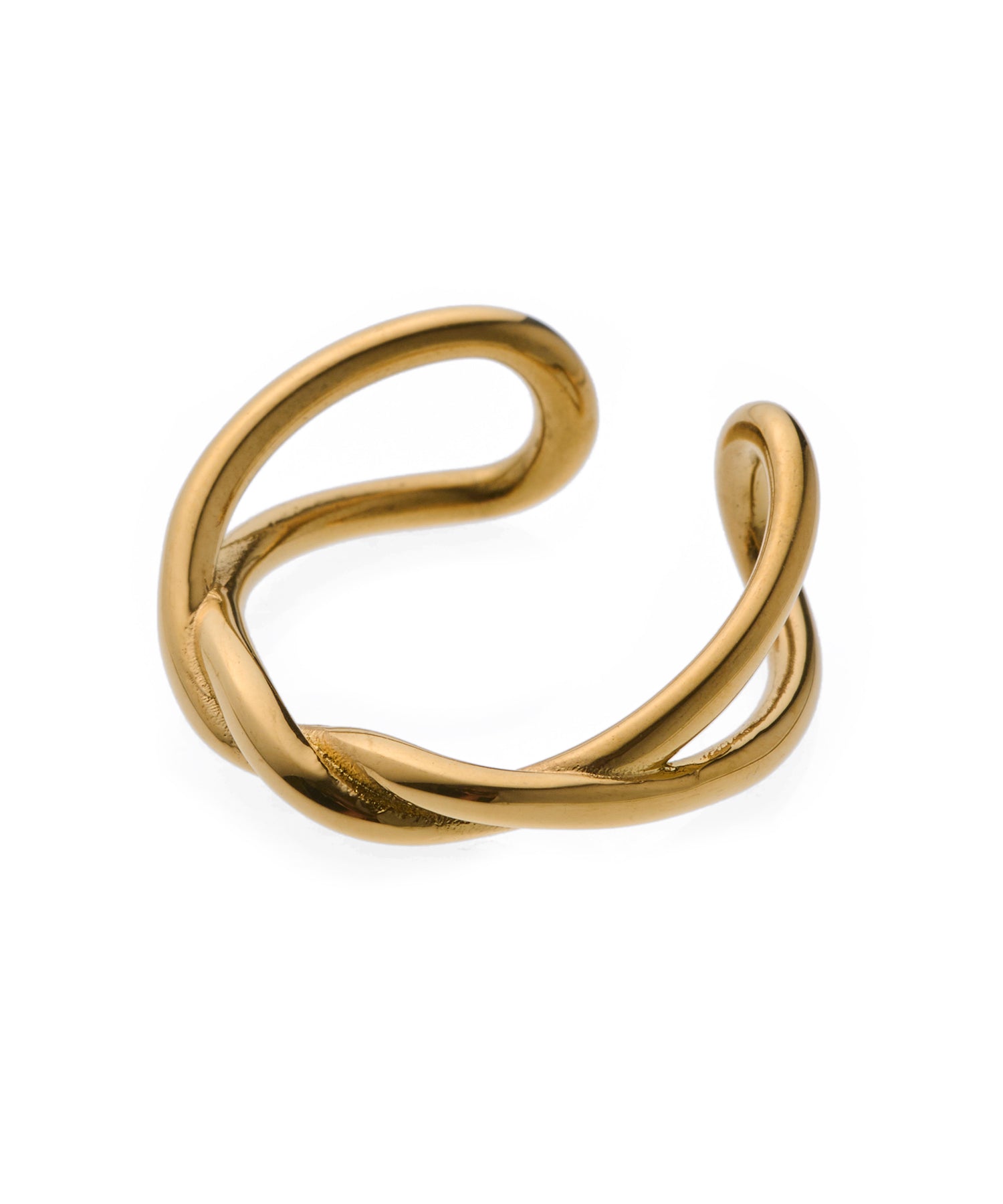 [Gold] Twist Rope Ring