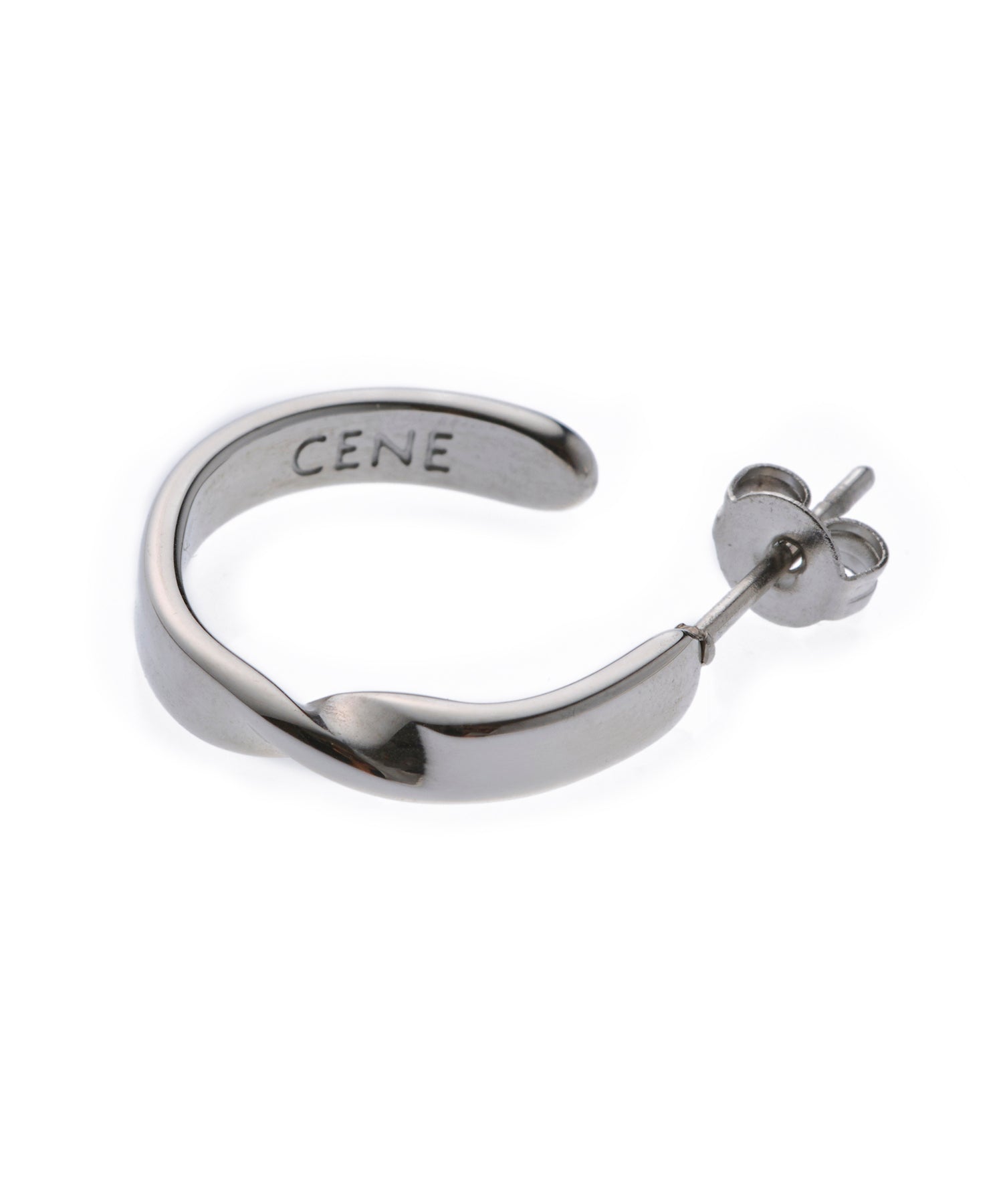 [Silver] Shave Earrings