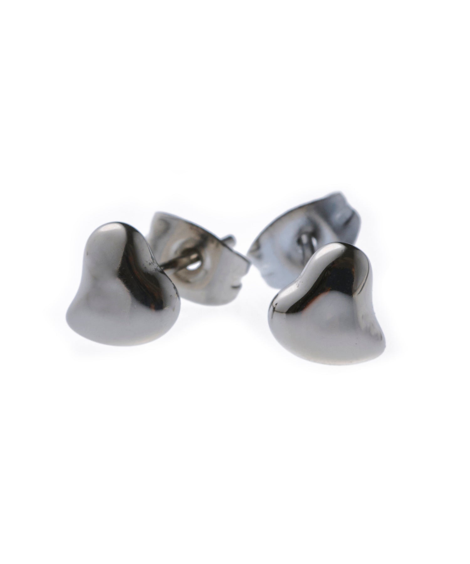 [Silver] Mini Heart Earrings
