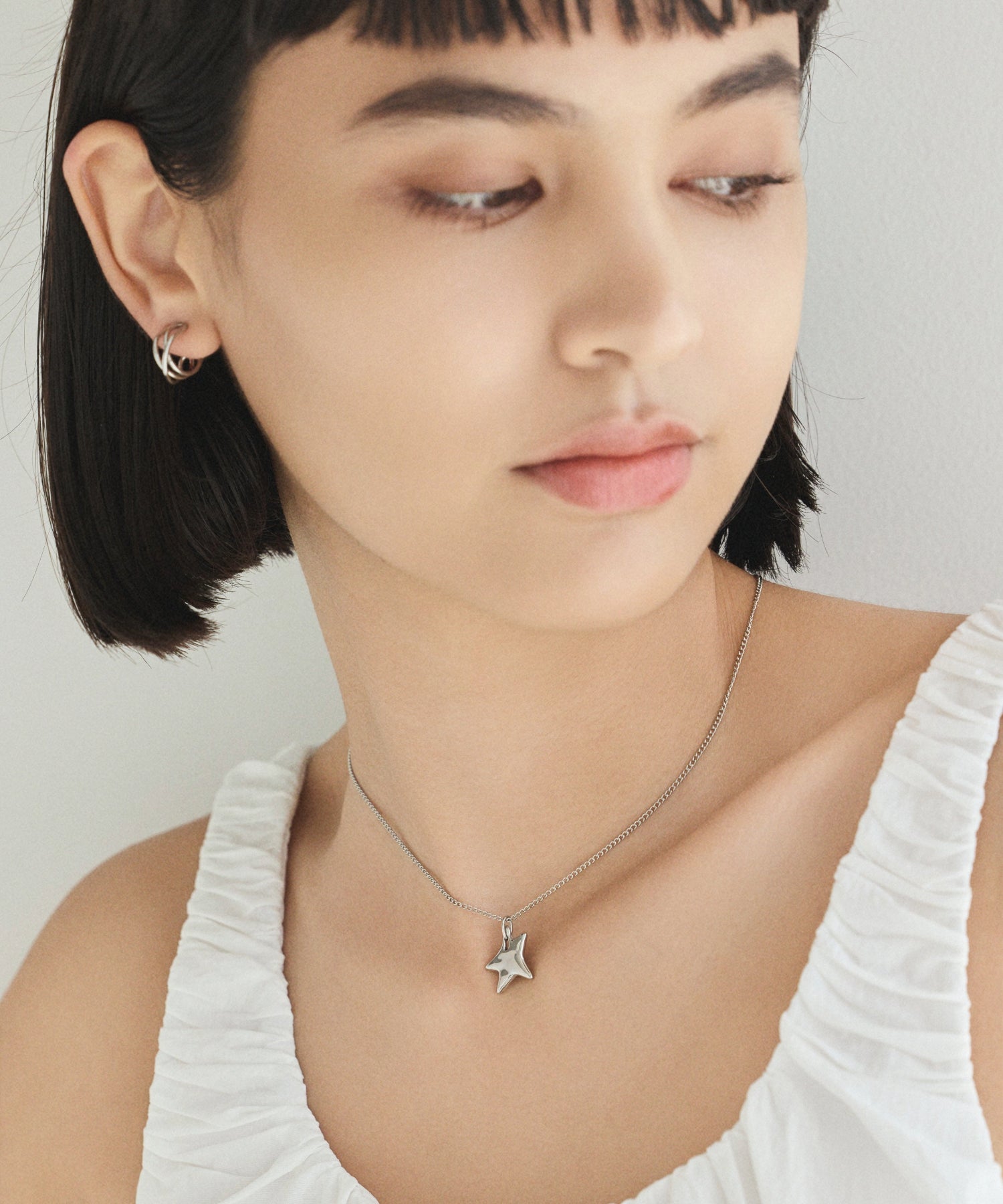 [银色]阿斯特拉滑链项链