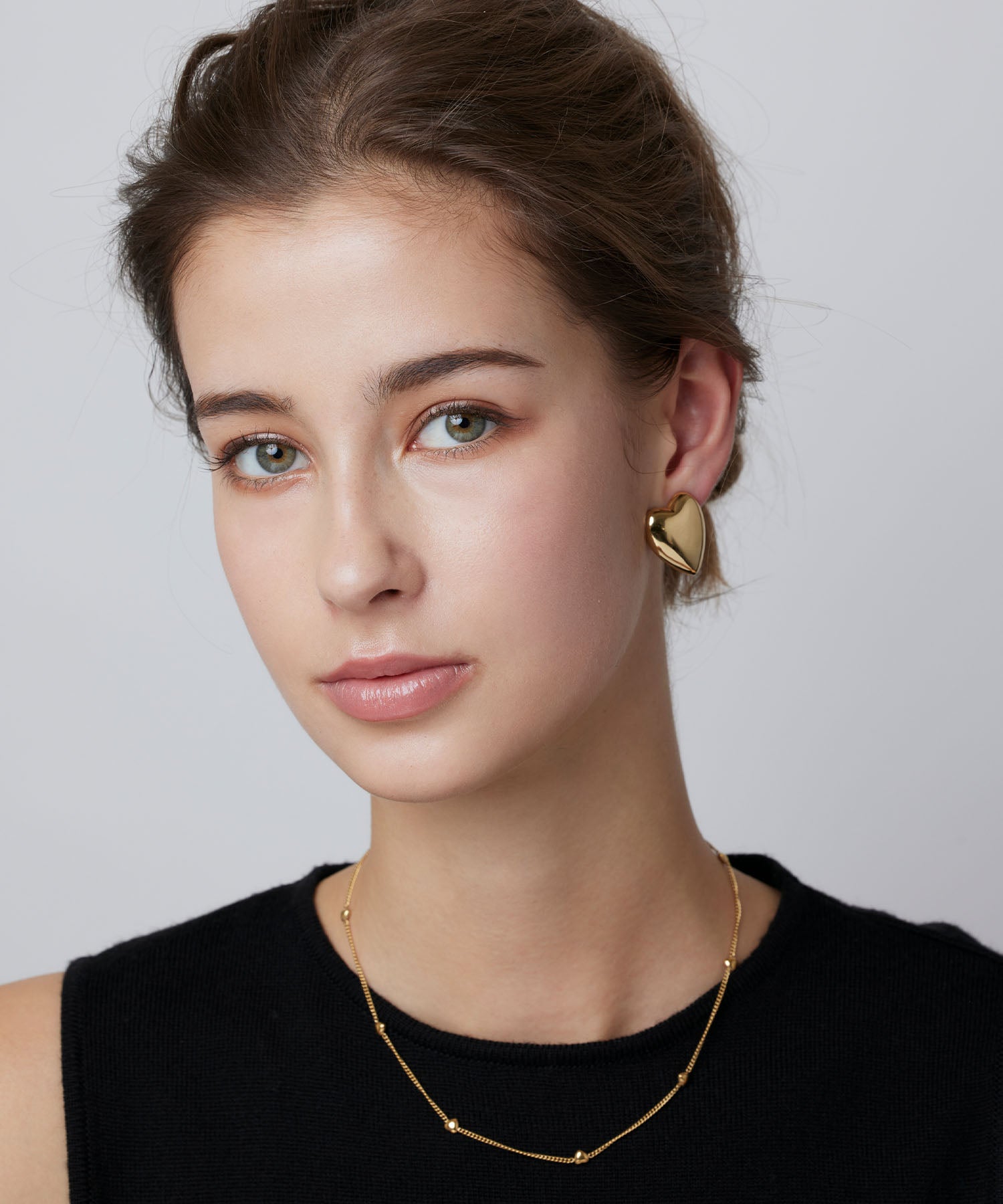 [Gold] Heart Chain Necklace