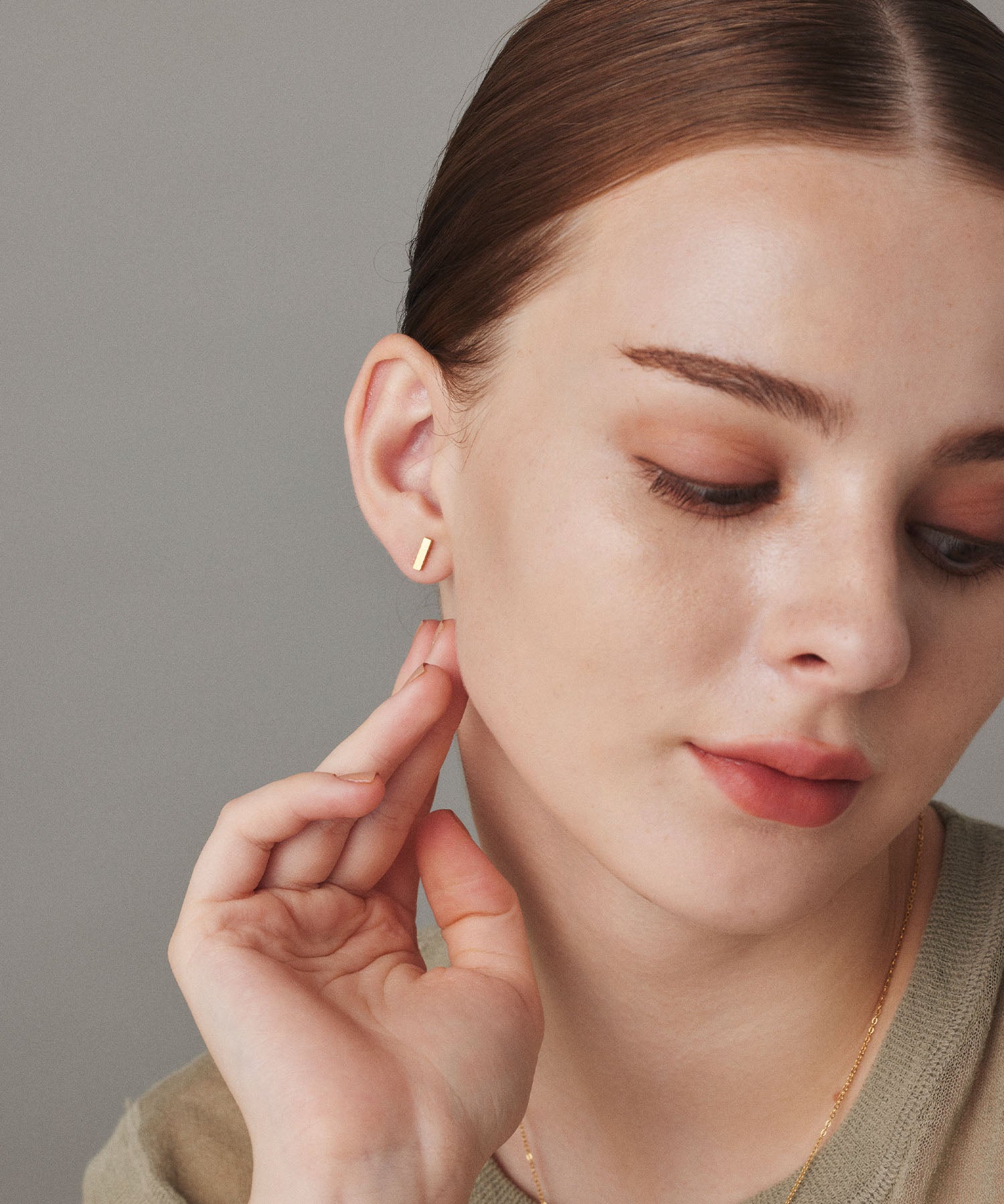 ゴールド]ボックスピアス