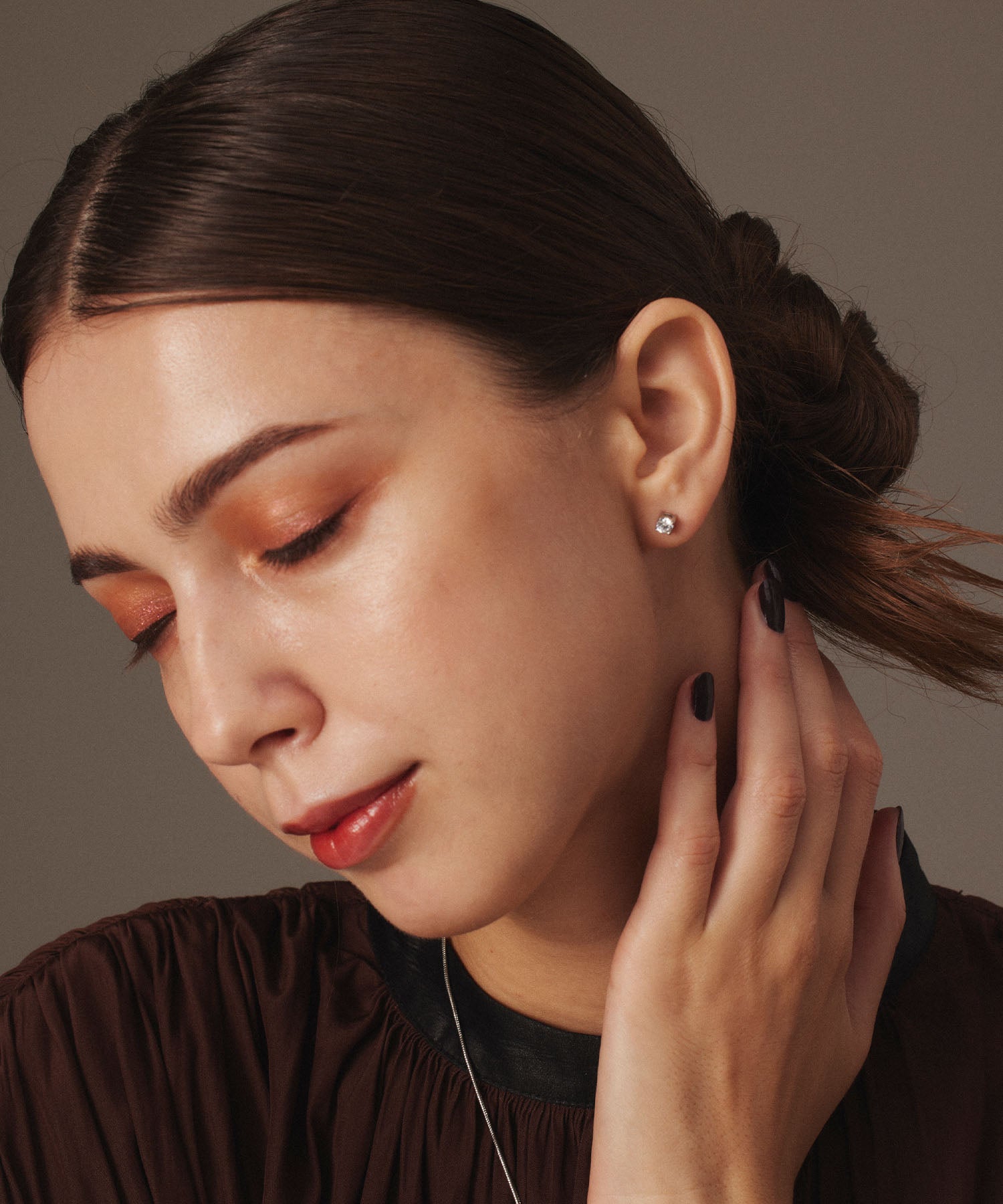 [Silver] Zirconia earrings
