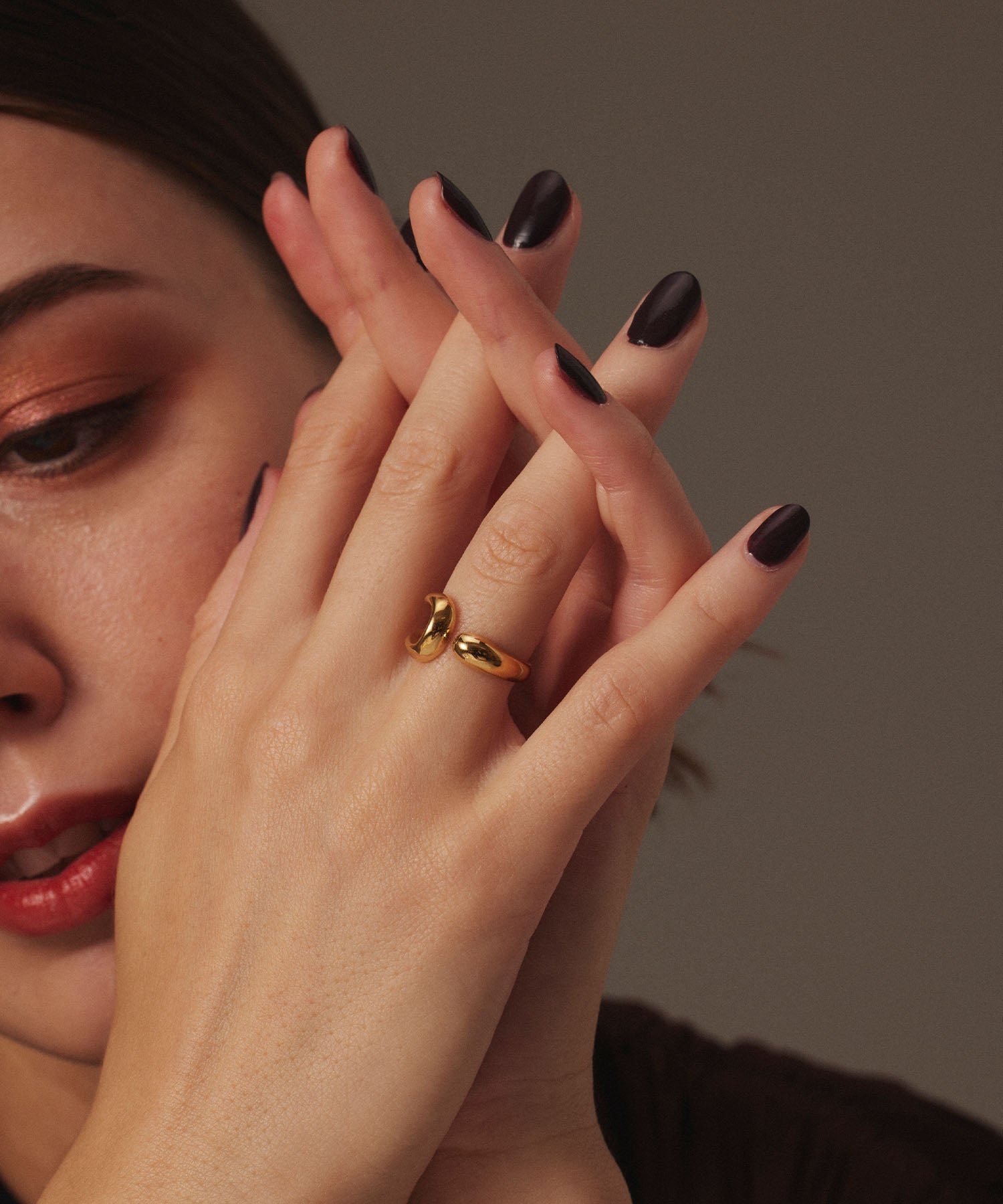 [Gold] Hold Line Ring