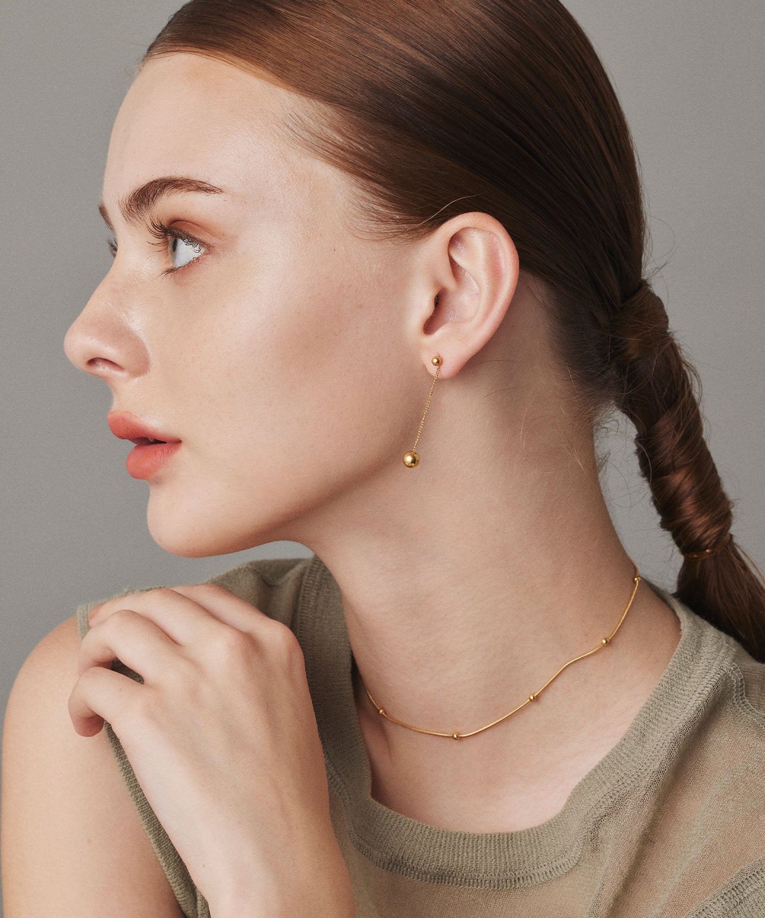 [Gold] Dotball Necklace