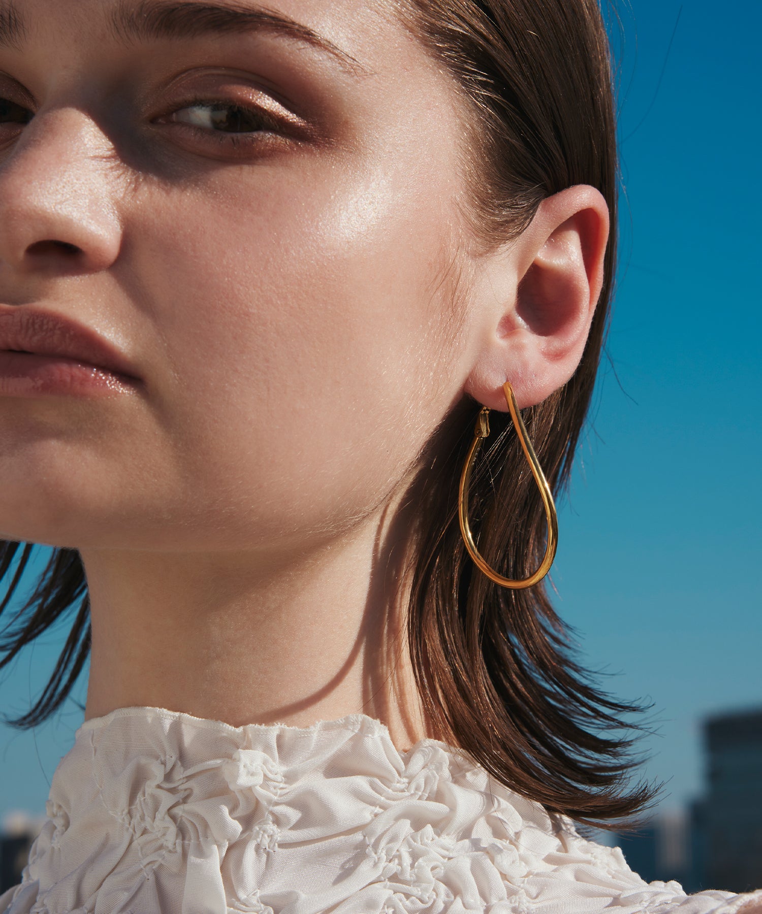 [Gold] Big Drop Earrings
