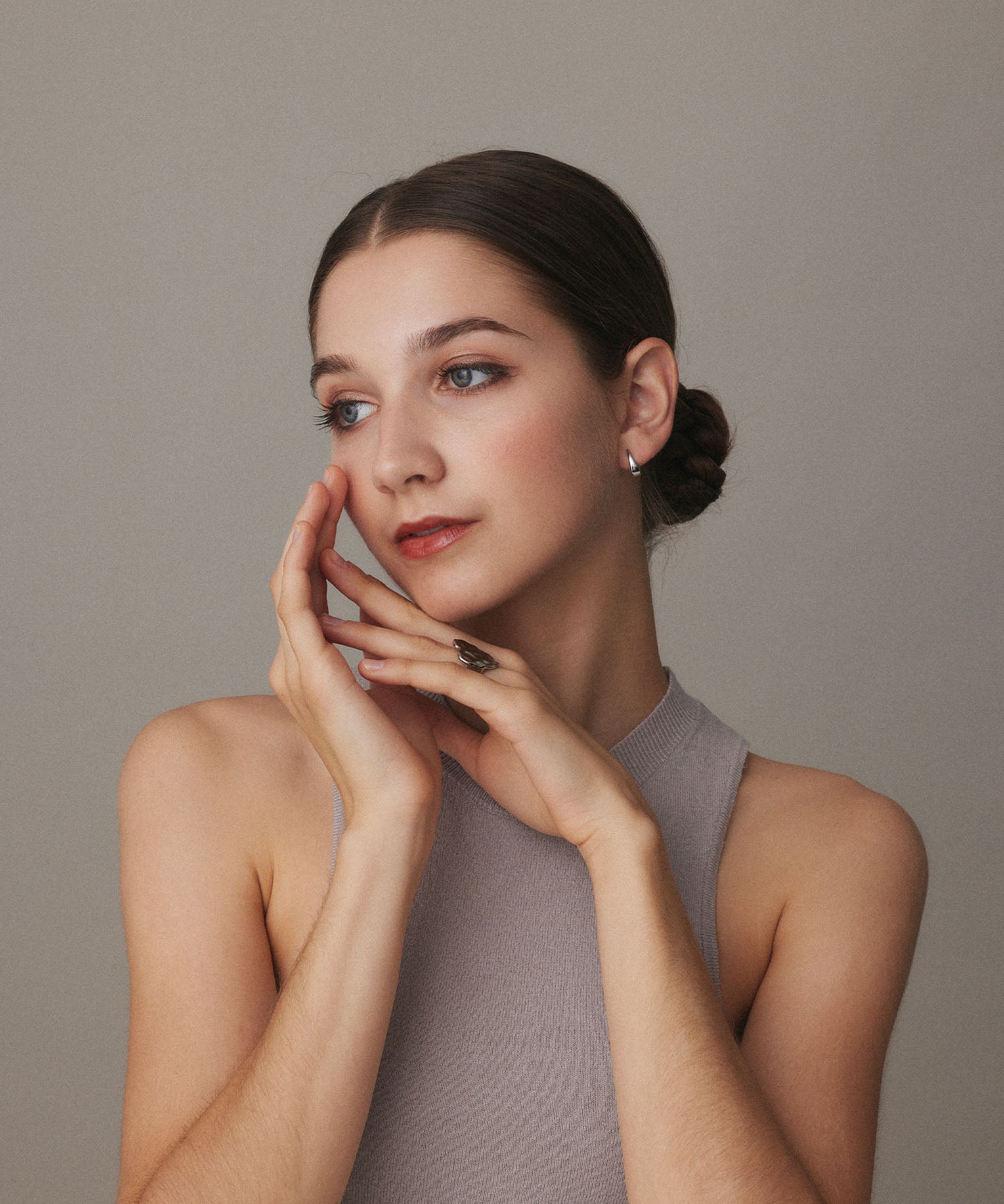 [Silver] Flat Icicle Earrings