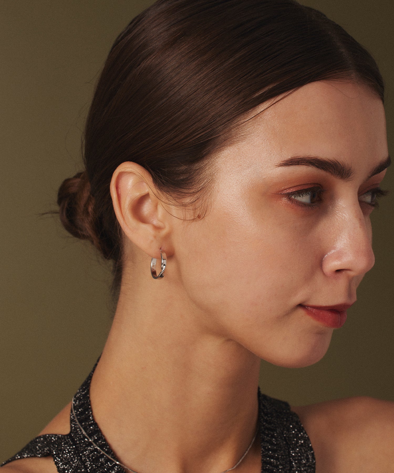 [Silver] Shave Earrings