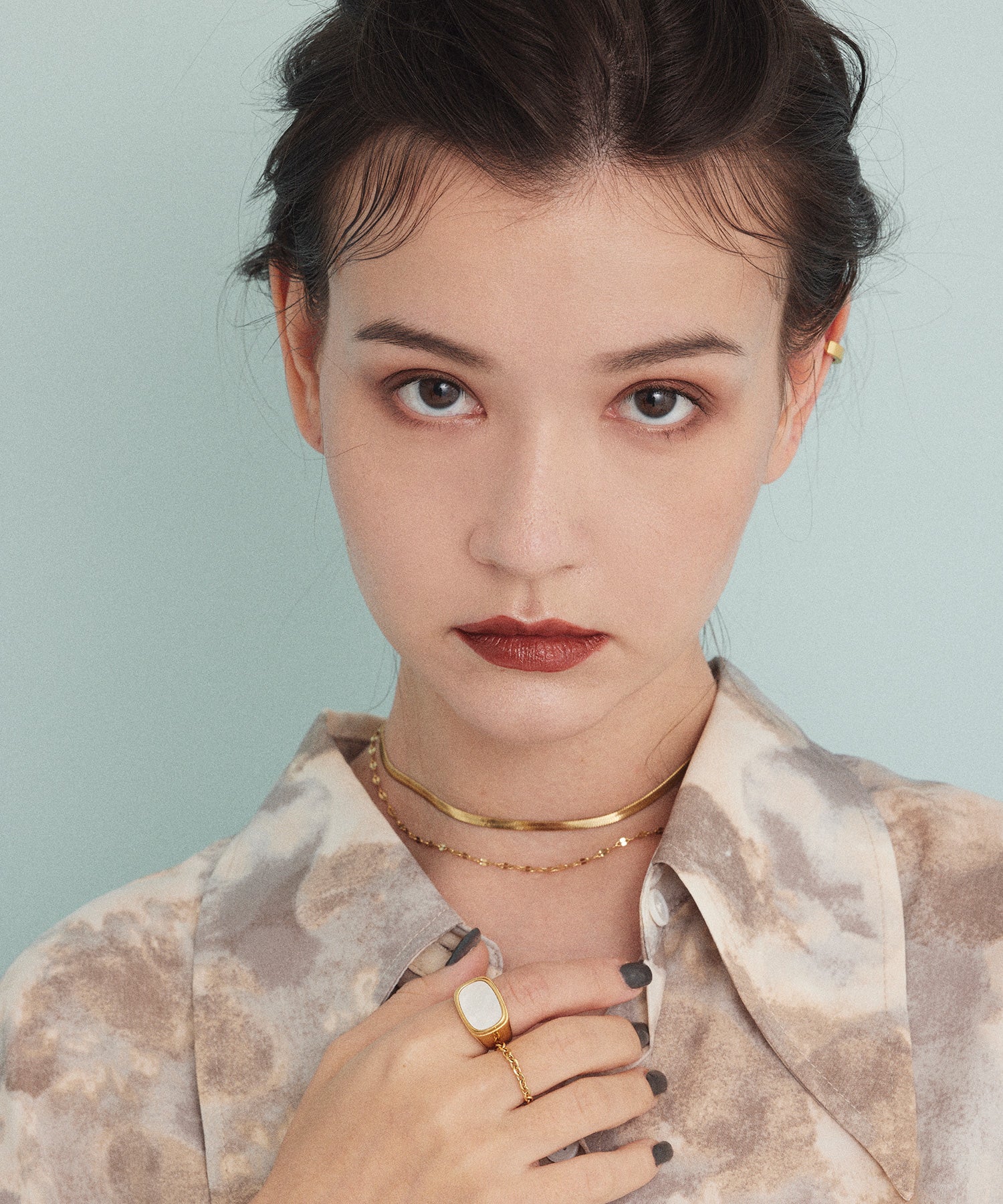 ゴールド チェーンリング チェーンリング K18イエローゴールド(地金)(チェーン)(ロープ