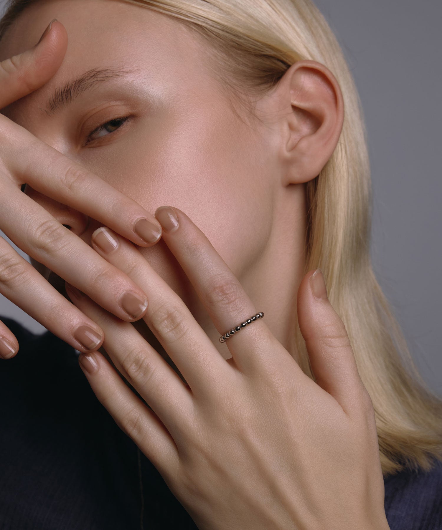 シルバー]ドットリング