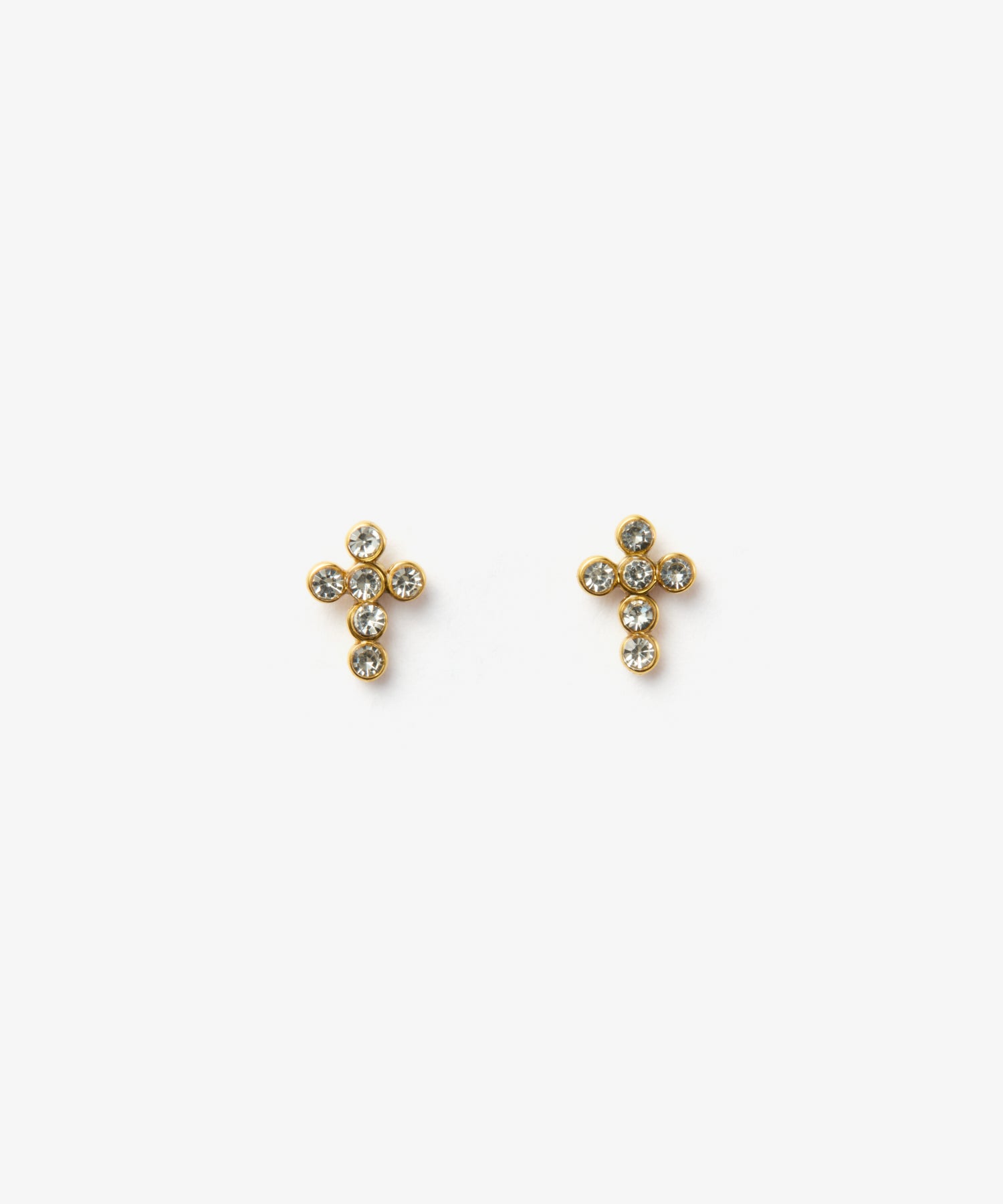 [Gold] Zirconia Latin Earrings